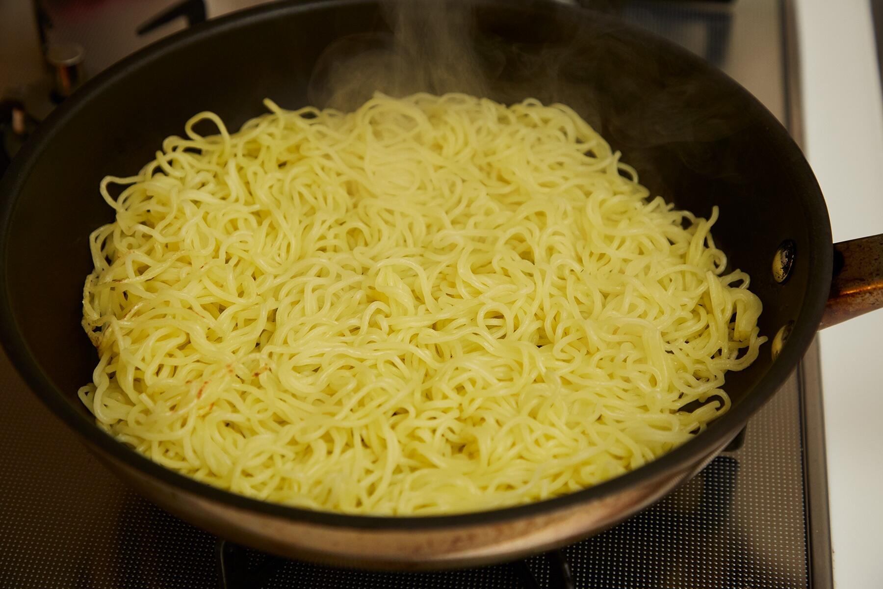 麺の準備