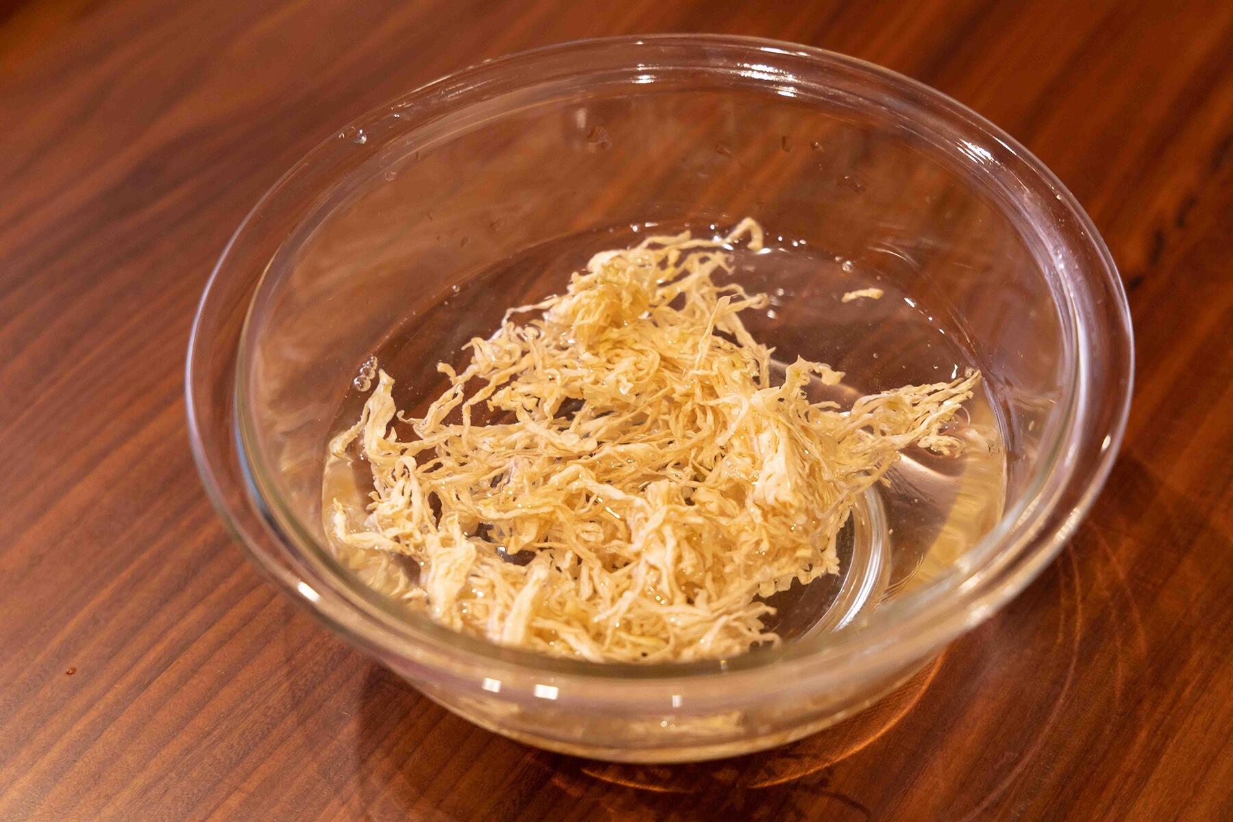 切り干し大根を戻す