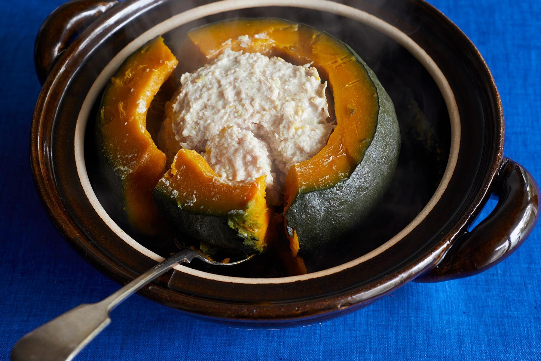 ほっこり甘い“スタッフドかぼちゃ”