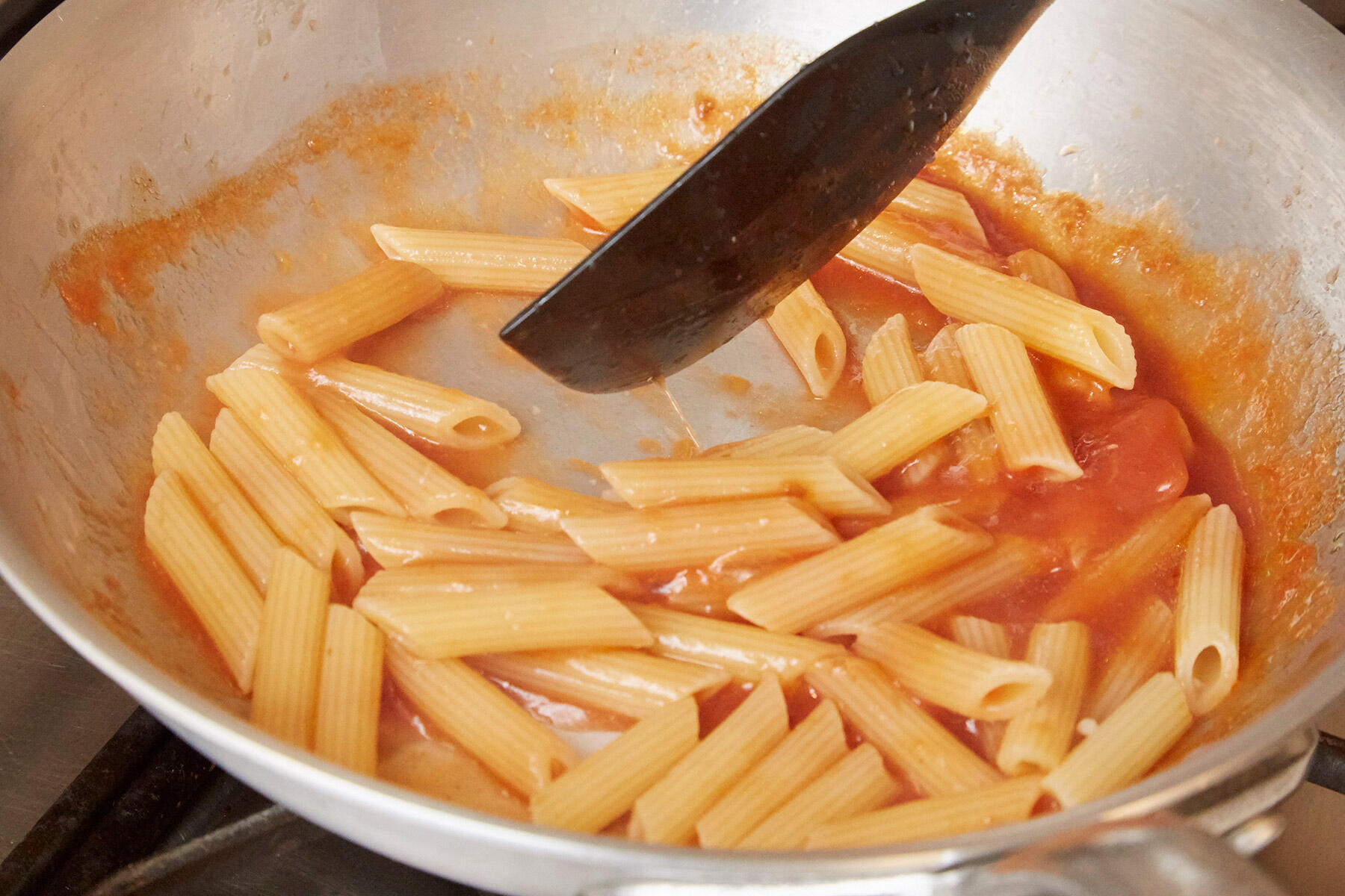 パスタを和える