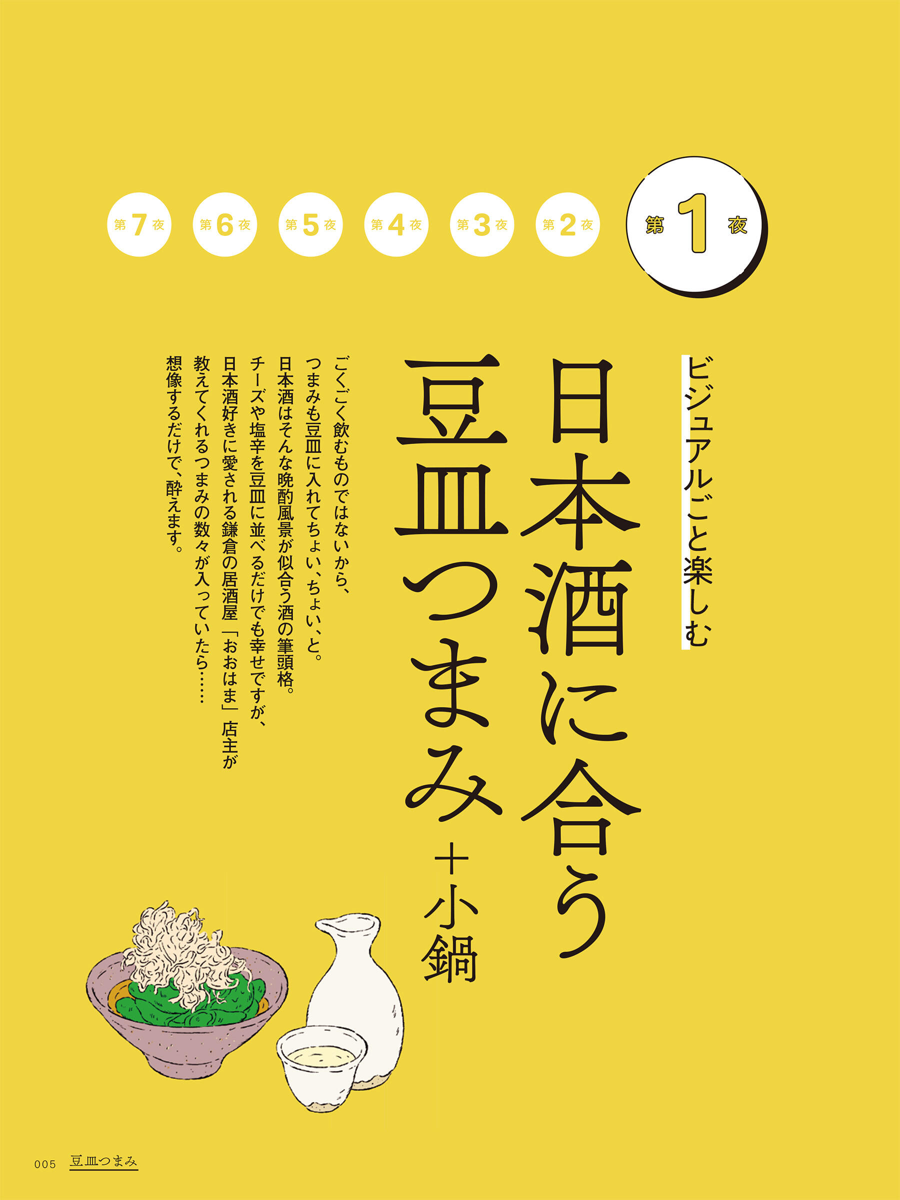 日本酒に合う豆皿つまみ