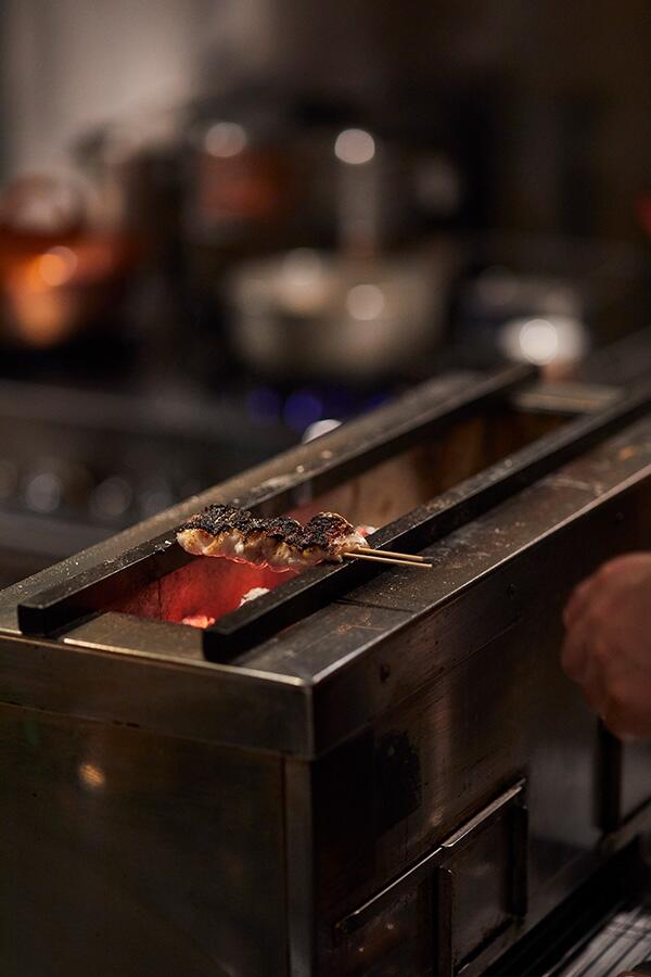 穴子の炭火焼き