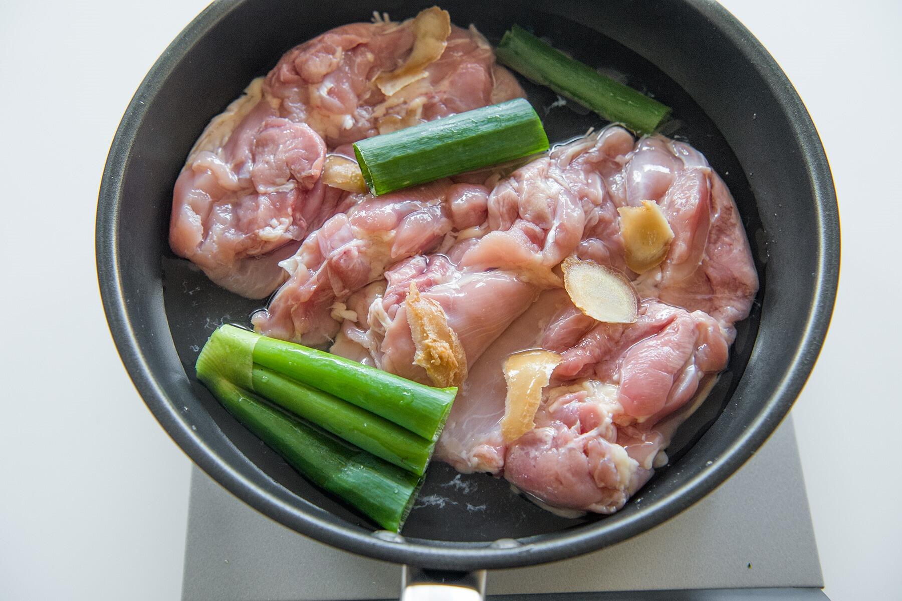 下ゆでする