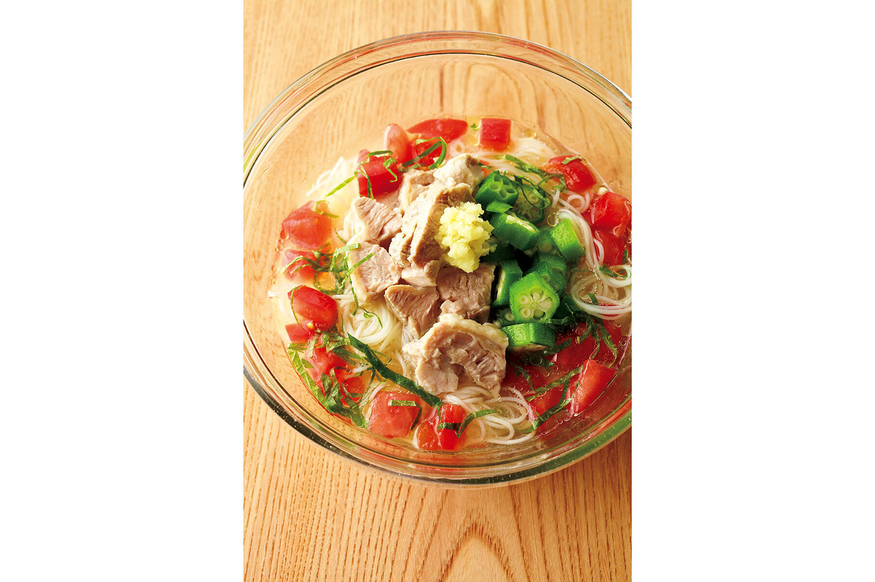 生姜香る爽やかな食べ心地“鶏そうめん”