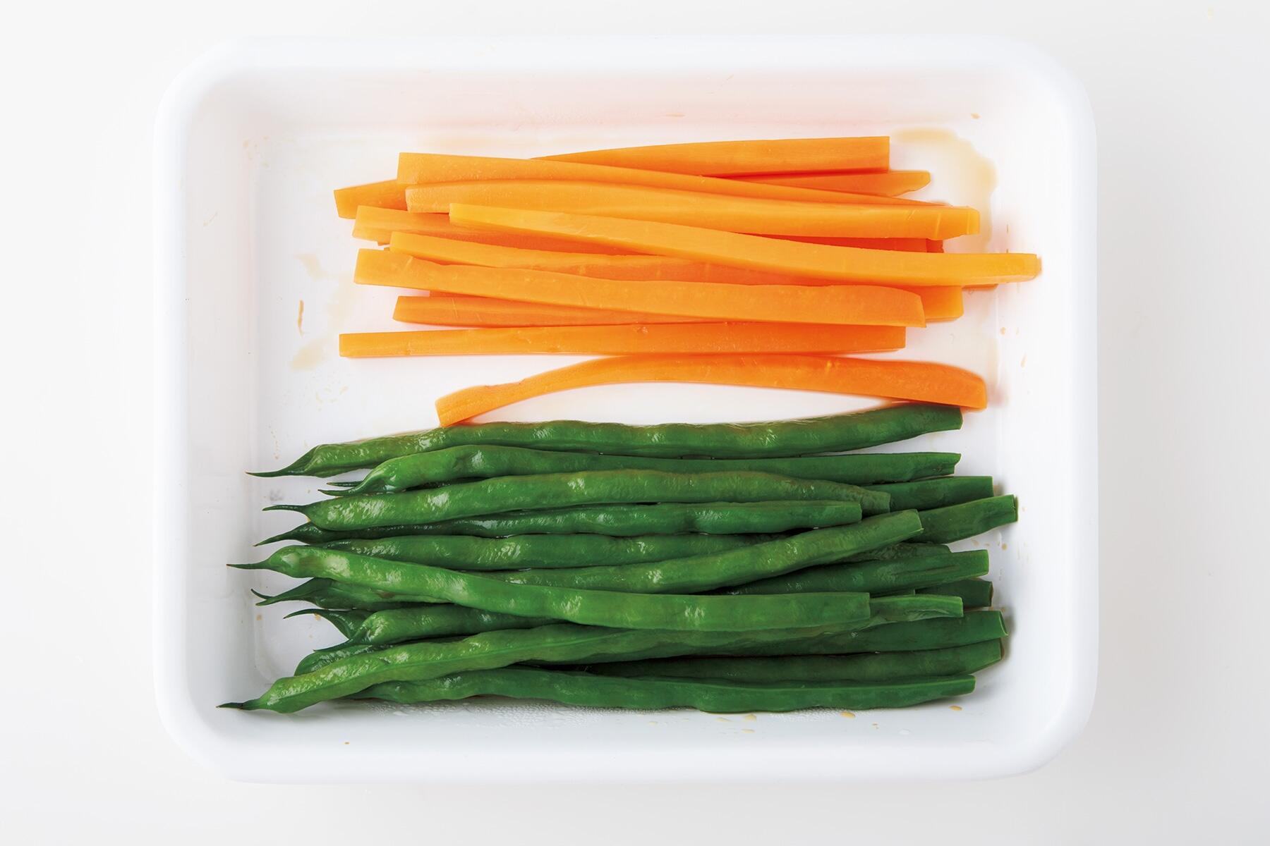 野菜の下ごしらえ