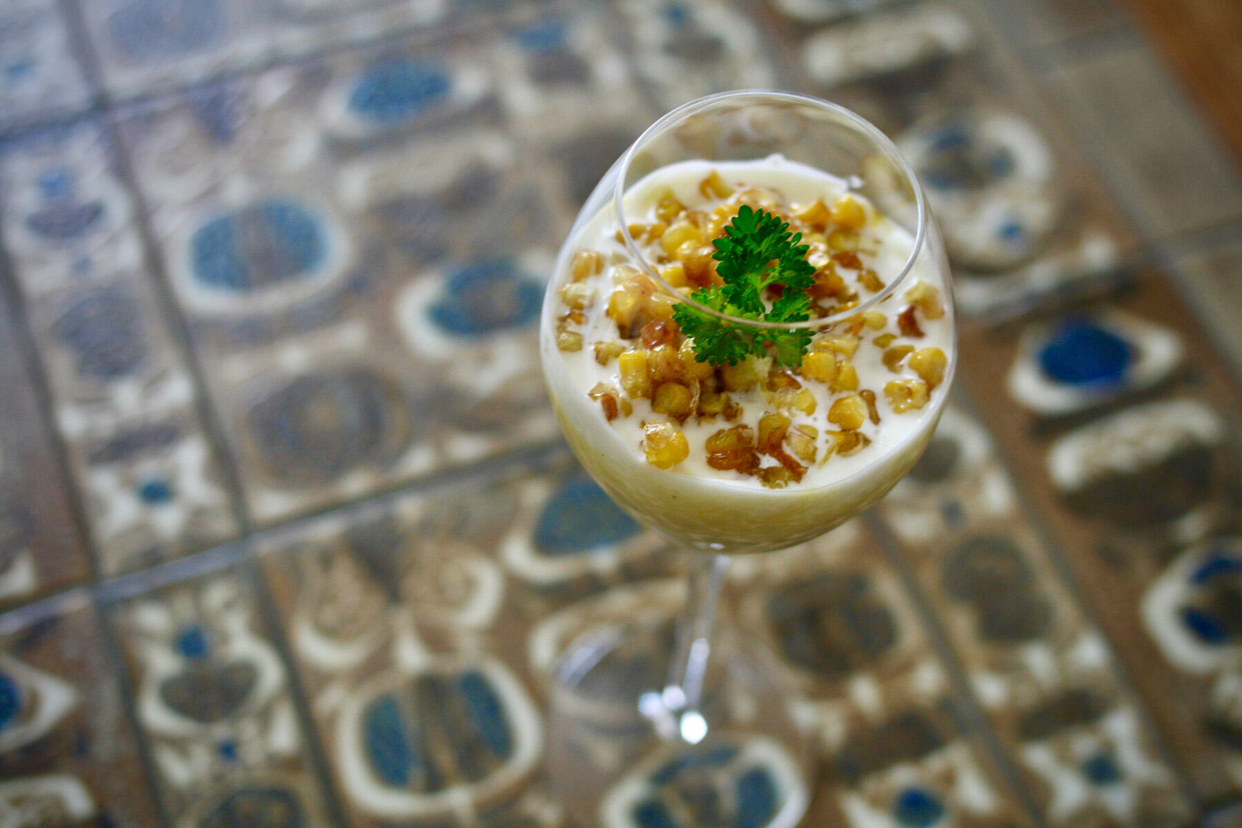 辻仁成さん直伝とうもろこしのスープ“クレーム・ド・マイス”