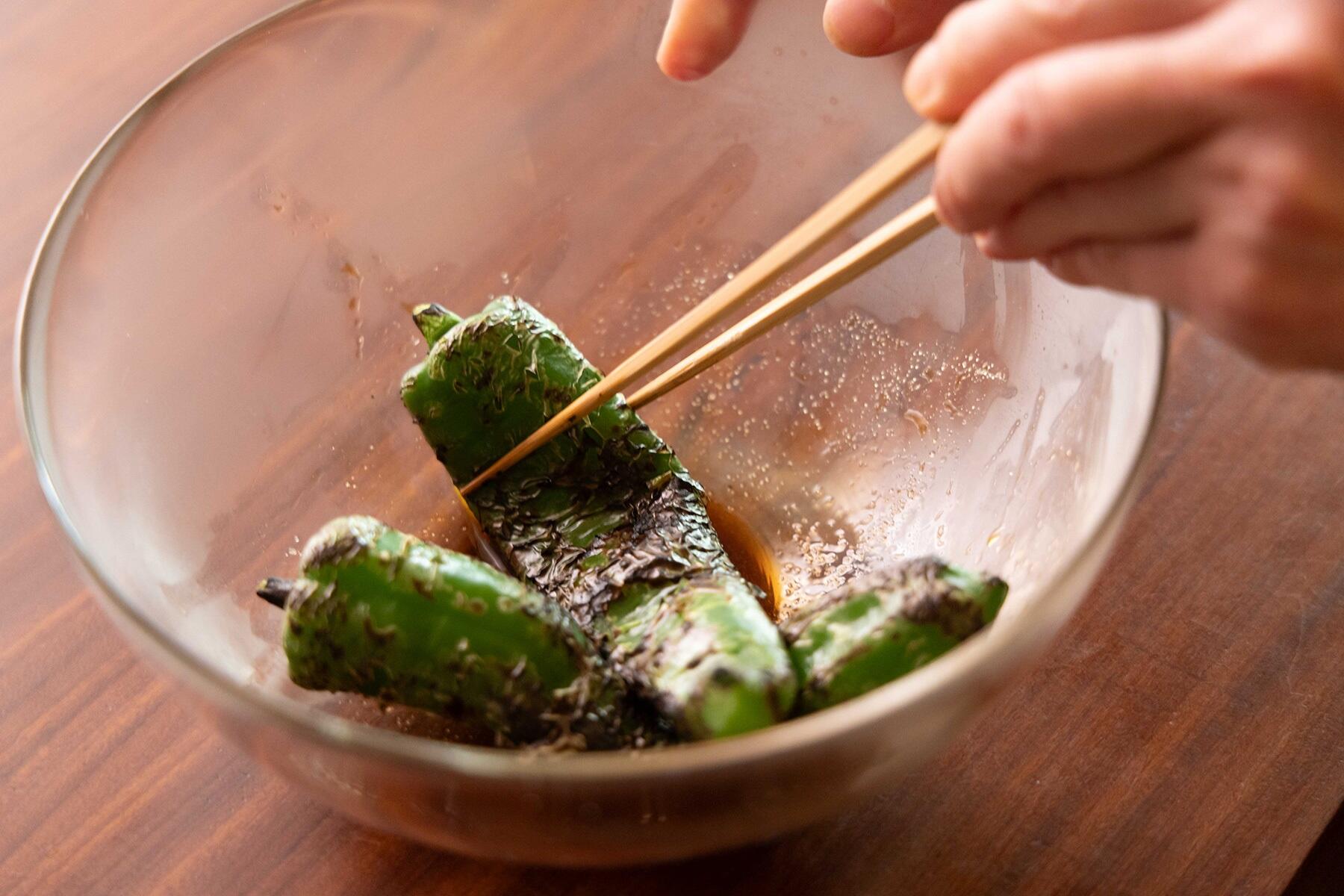 味をからめる