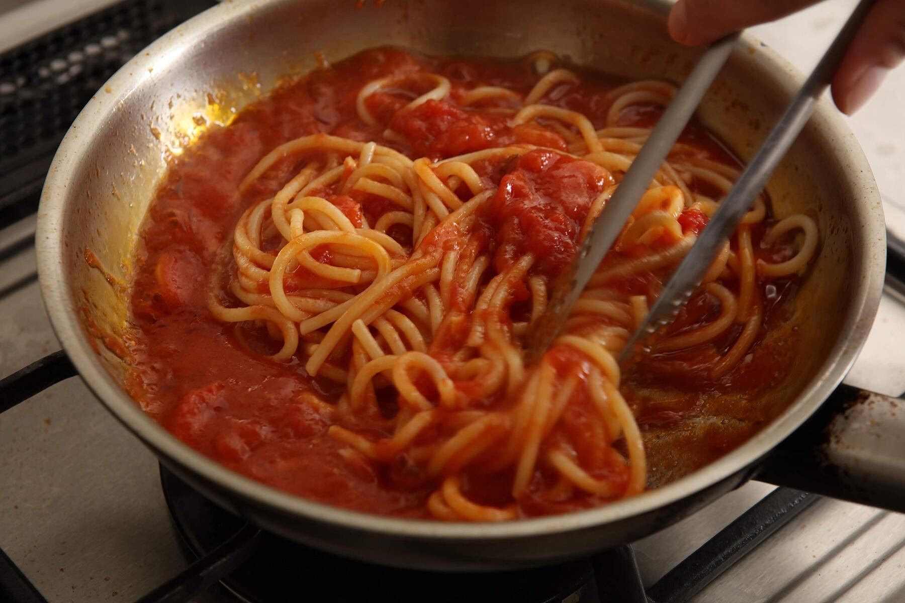 パスタと和える