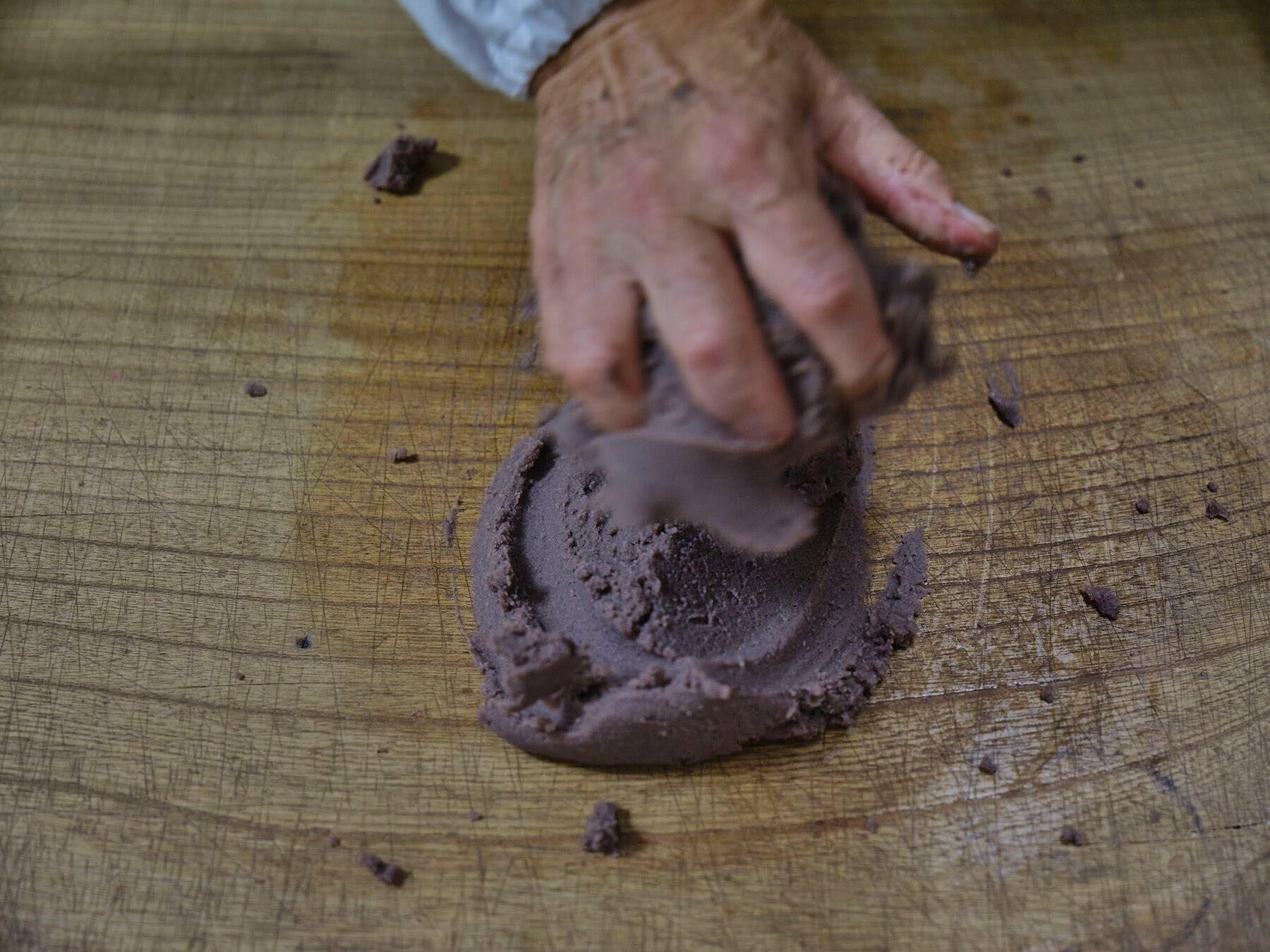 そぼろ用餡の完成