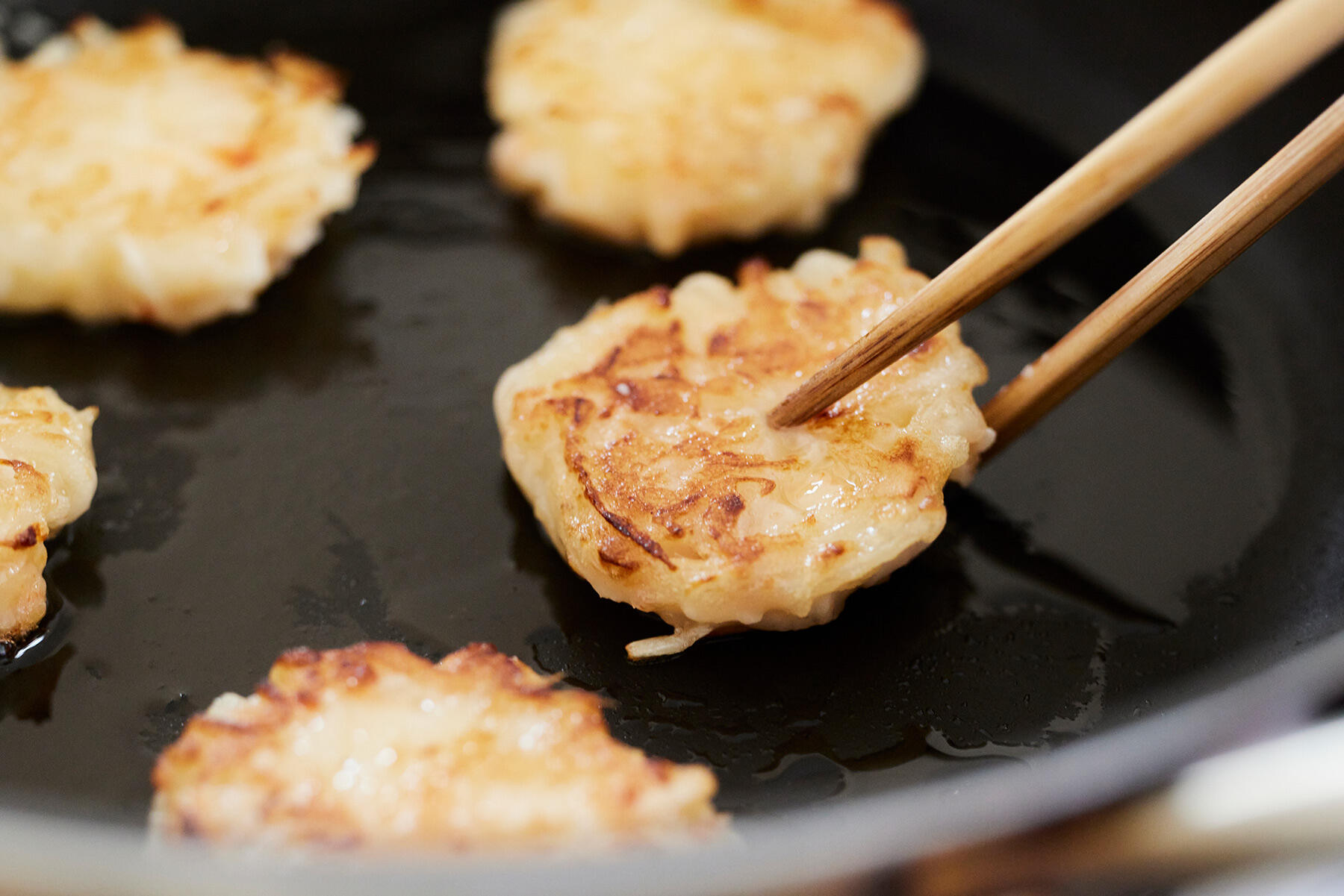 フライパンで焼く