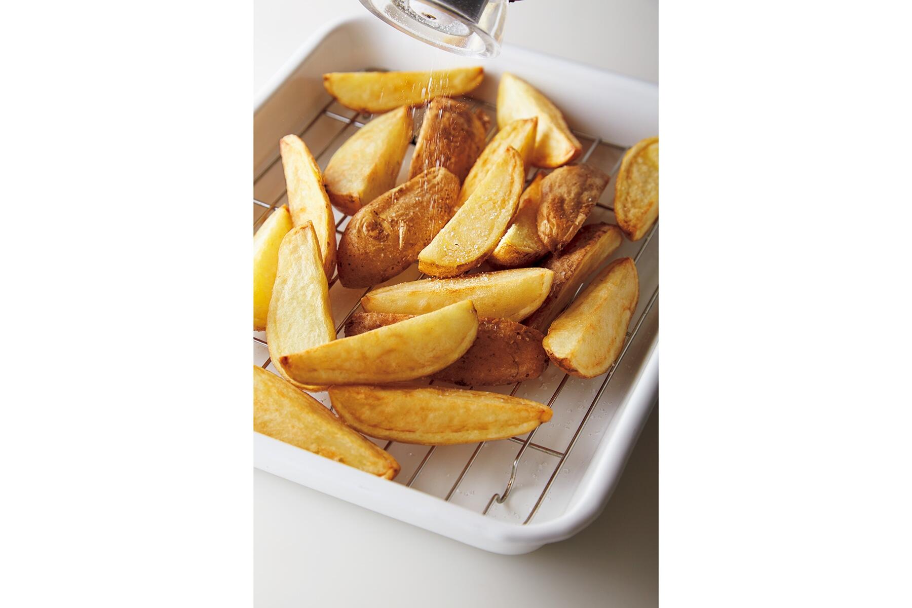 塩味が絶妙な“フライドポテト”