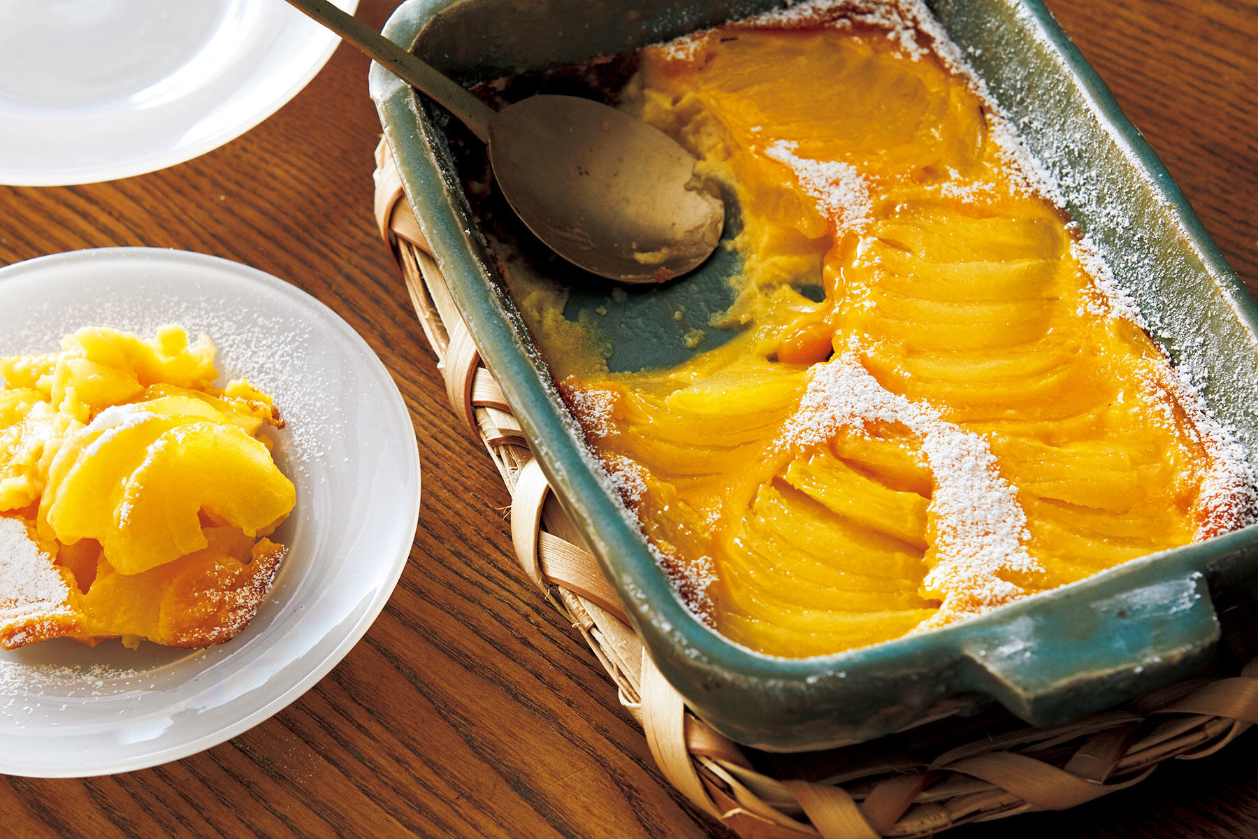 手軽につくれる“洋梨のクラフティ”