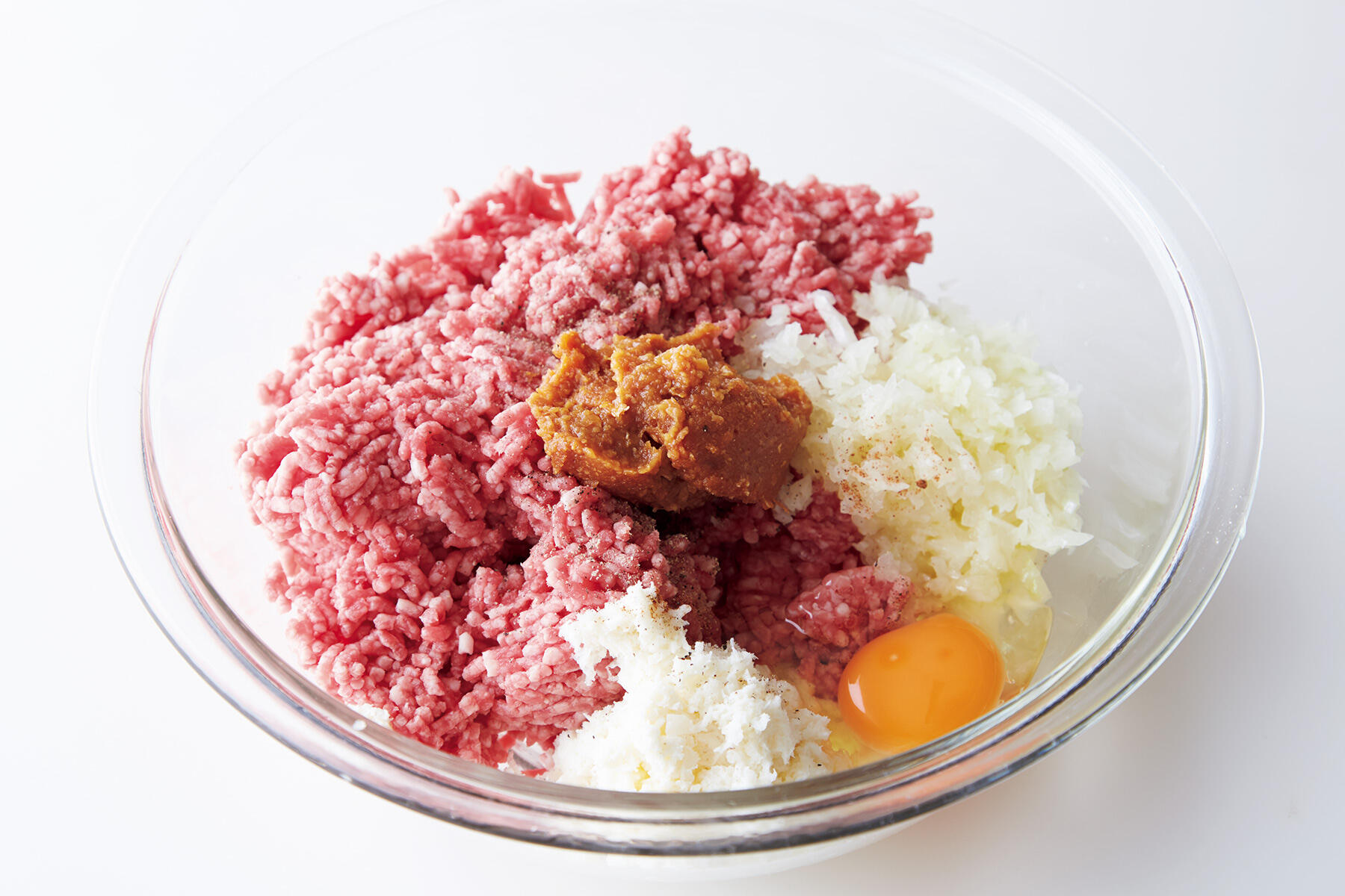 挽き肉だねをつくる