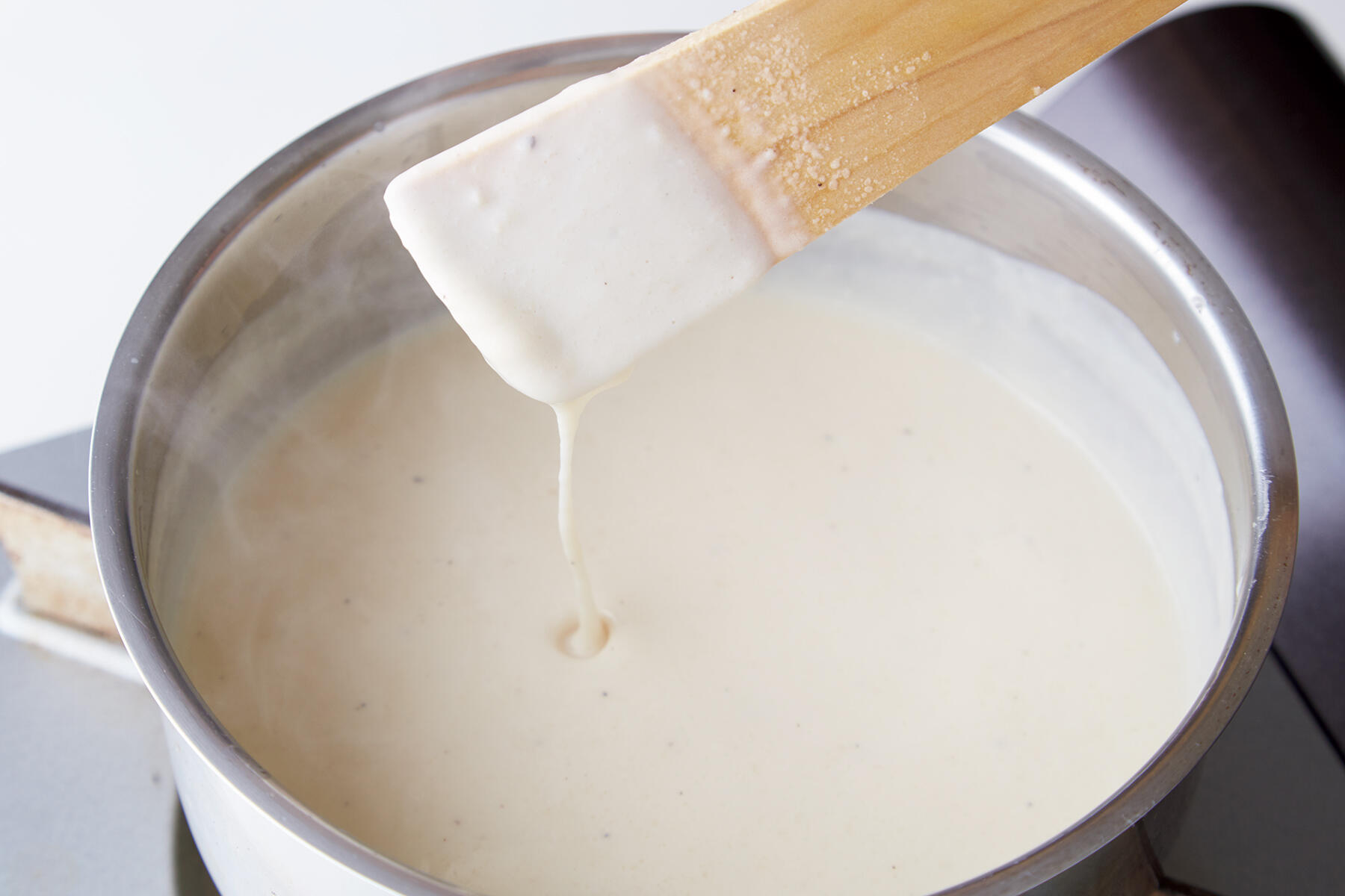 ホワイトソースの完成