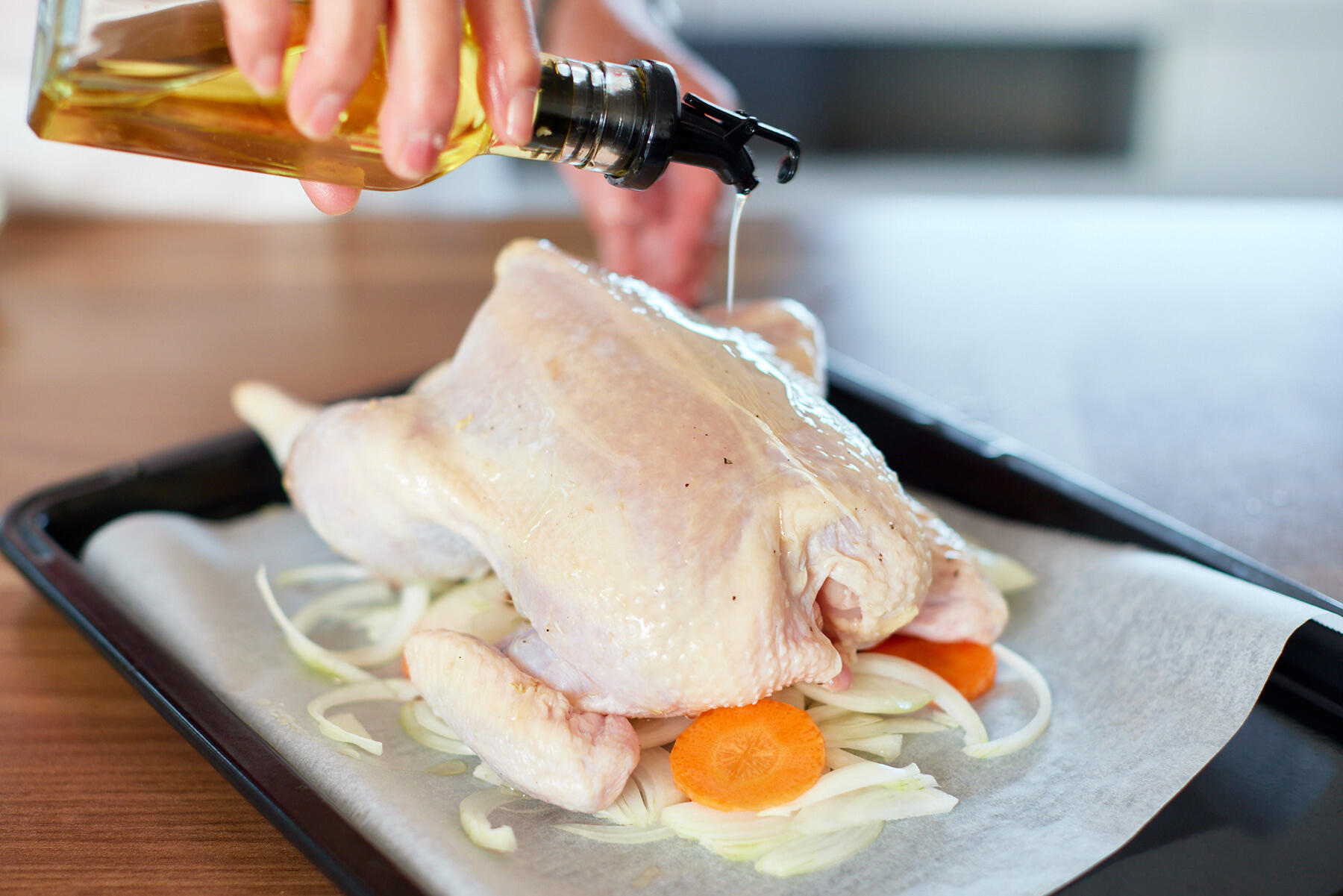 オーブンで焼く