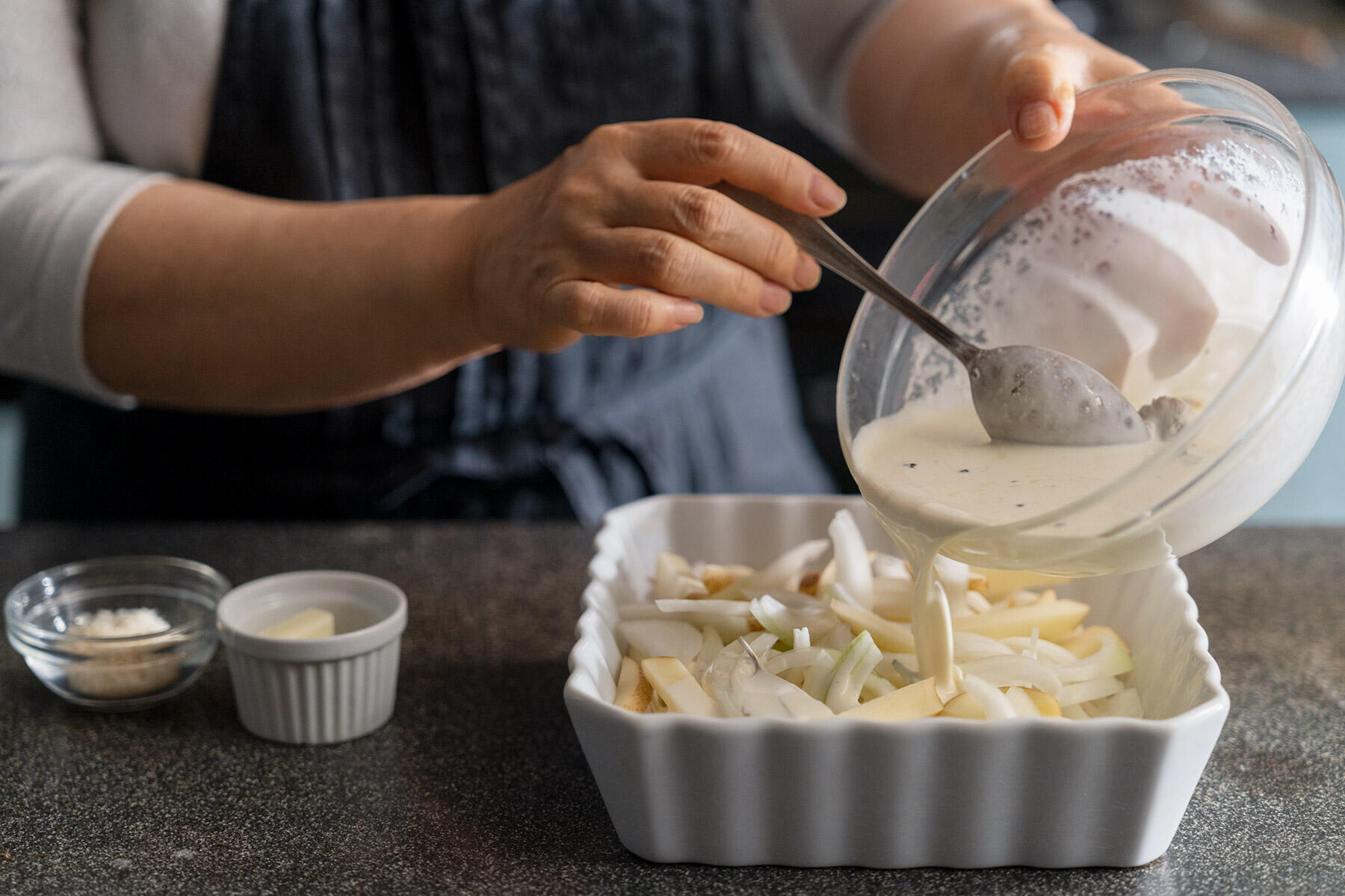 オーブンで焼く