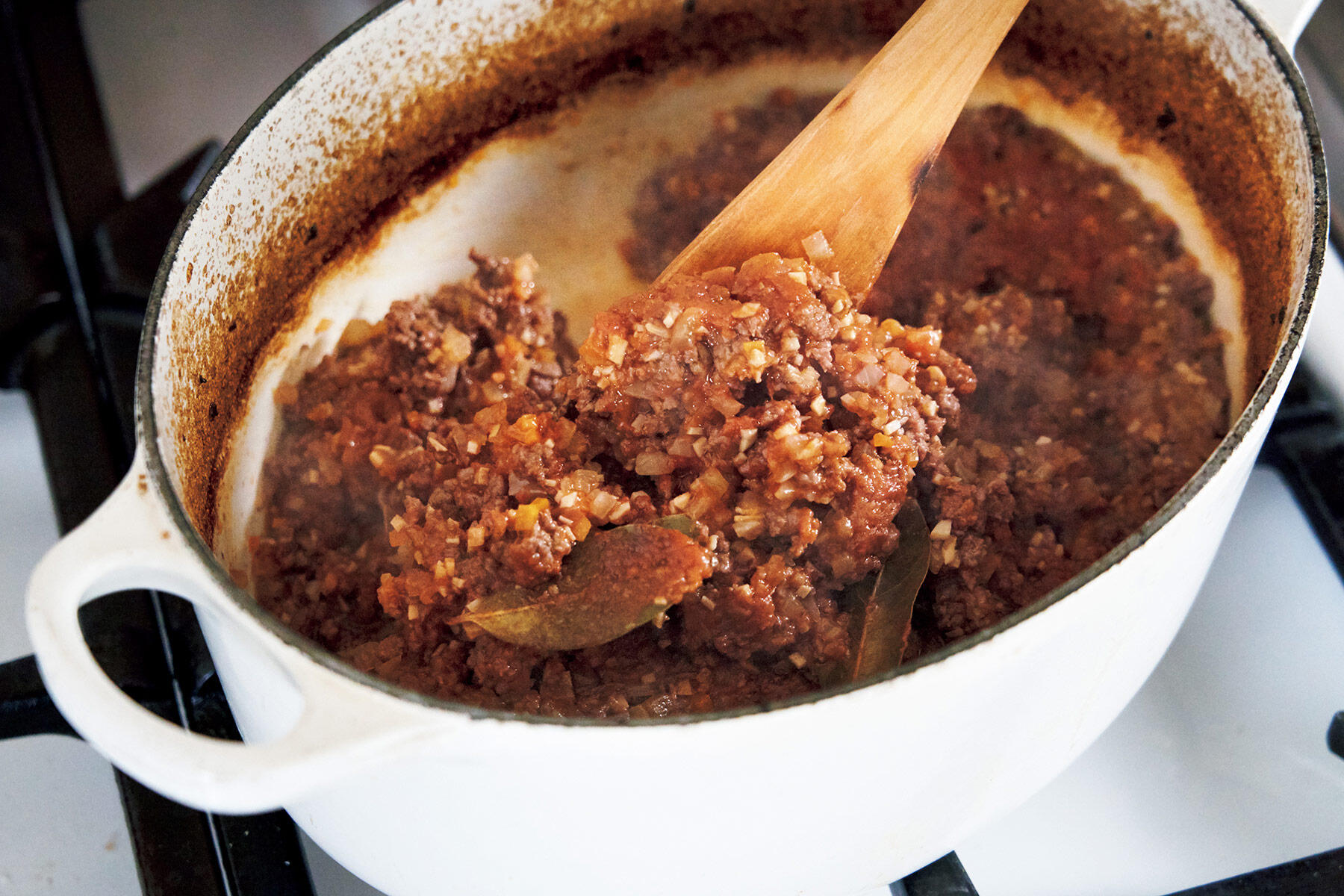 ミートソースの完成