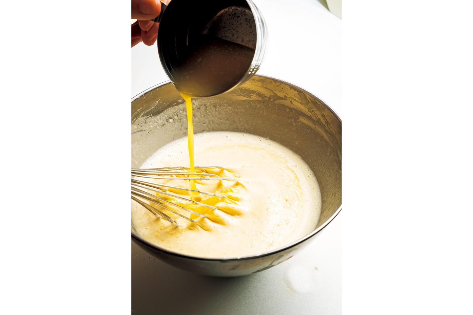 バターを加える