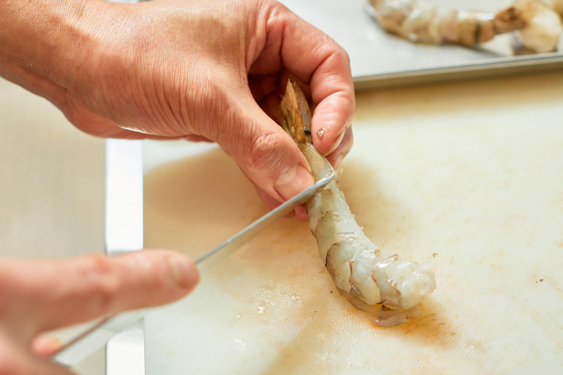 脚側の身を掃除する