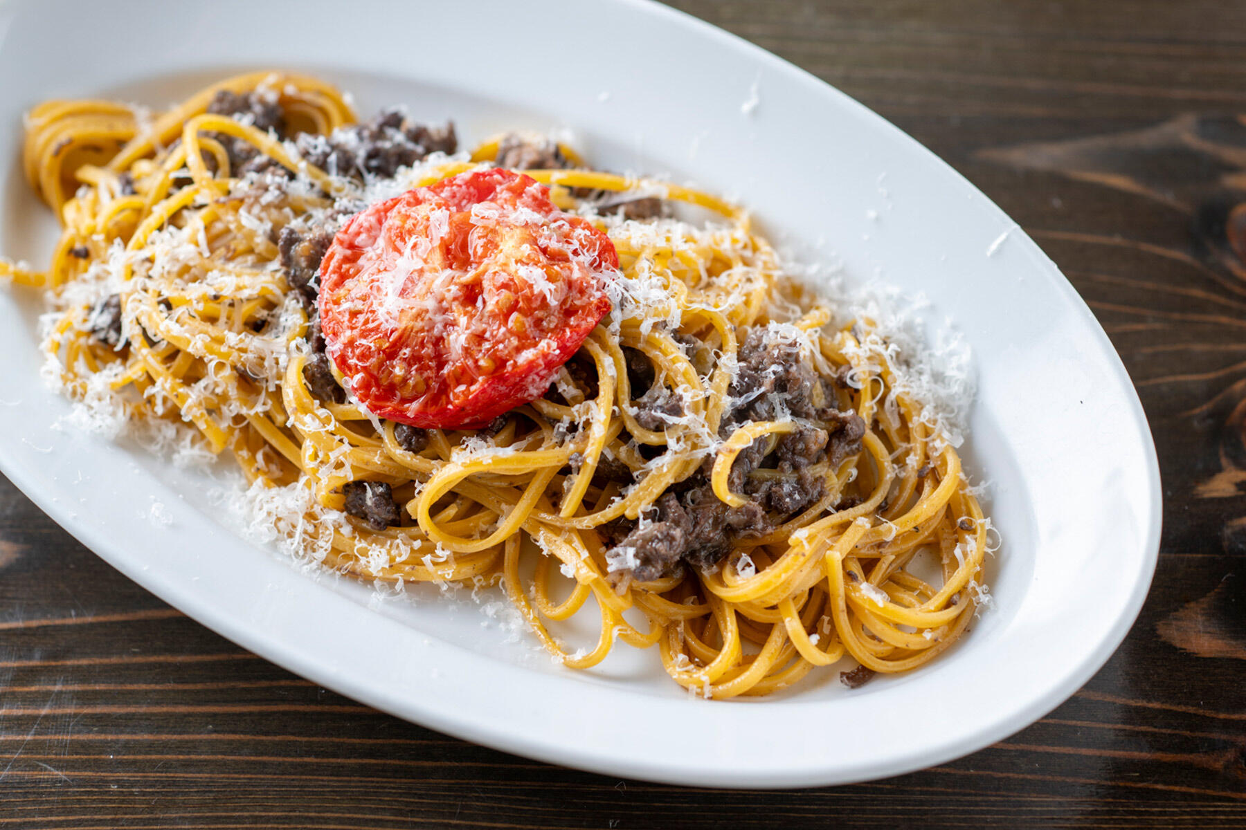 土佐あかうしのタヤリン リサトマトのローストと 1,680円