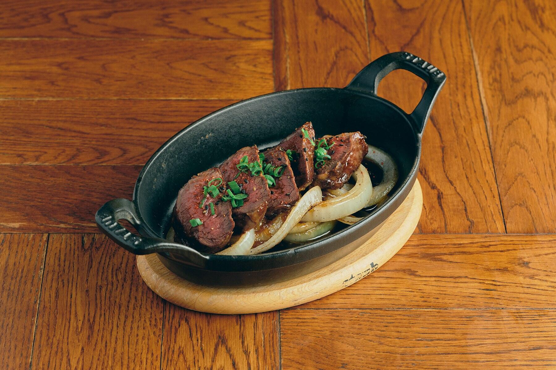 蝦夷鹿の生姜焼き