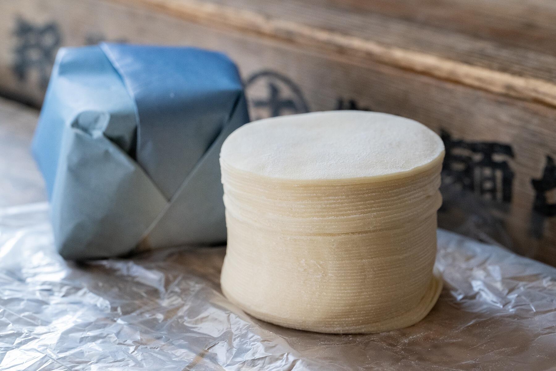 餃子の皮とラーメンのセット