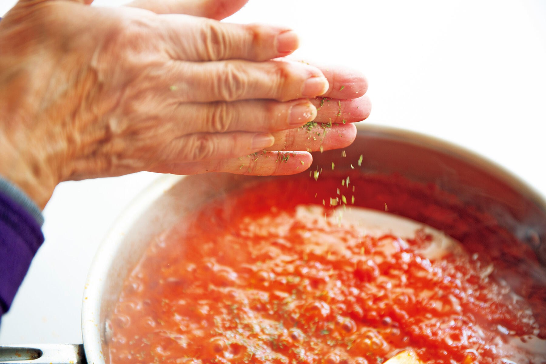 トマトソースの仕上げ