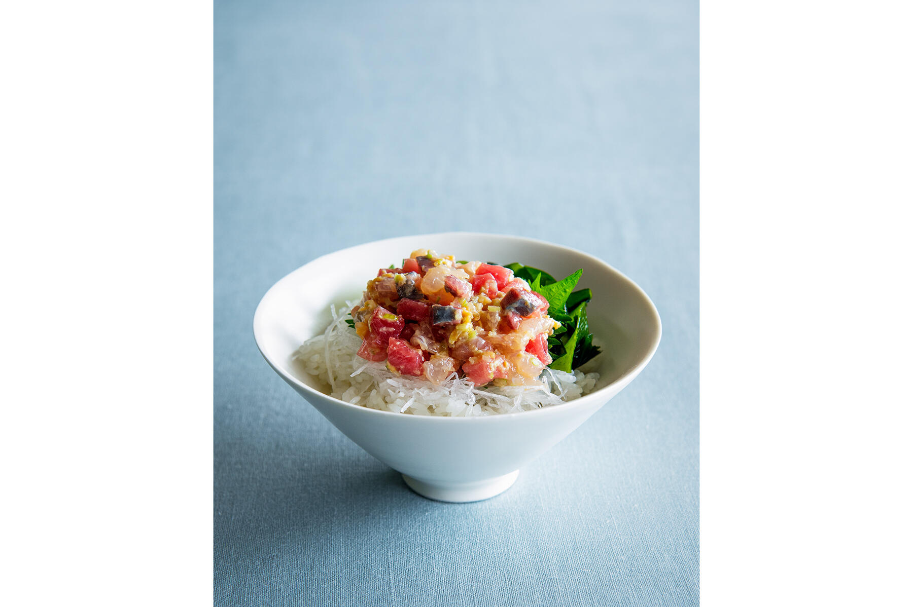 刺身魚の味噌和え丼