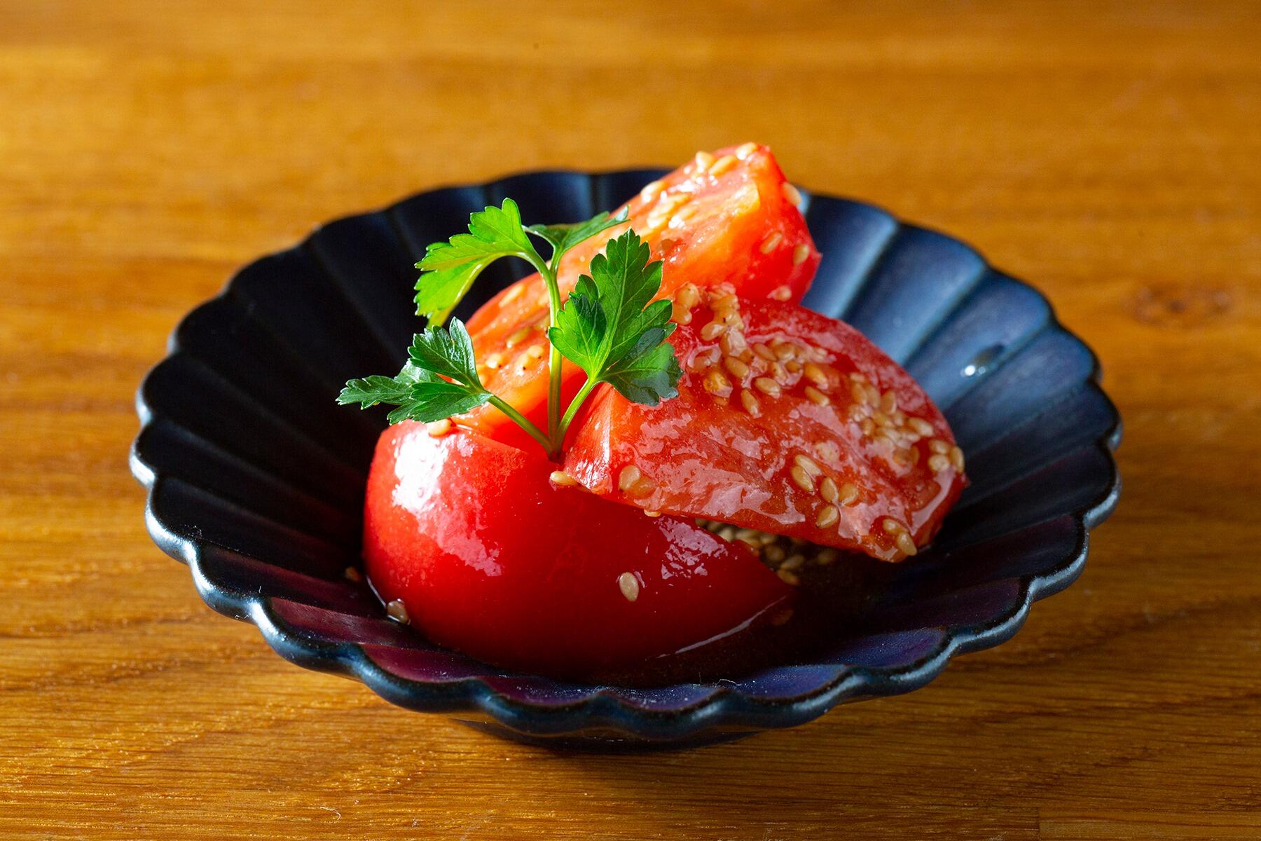 フルーツトマトと黒酢のナムル