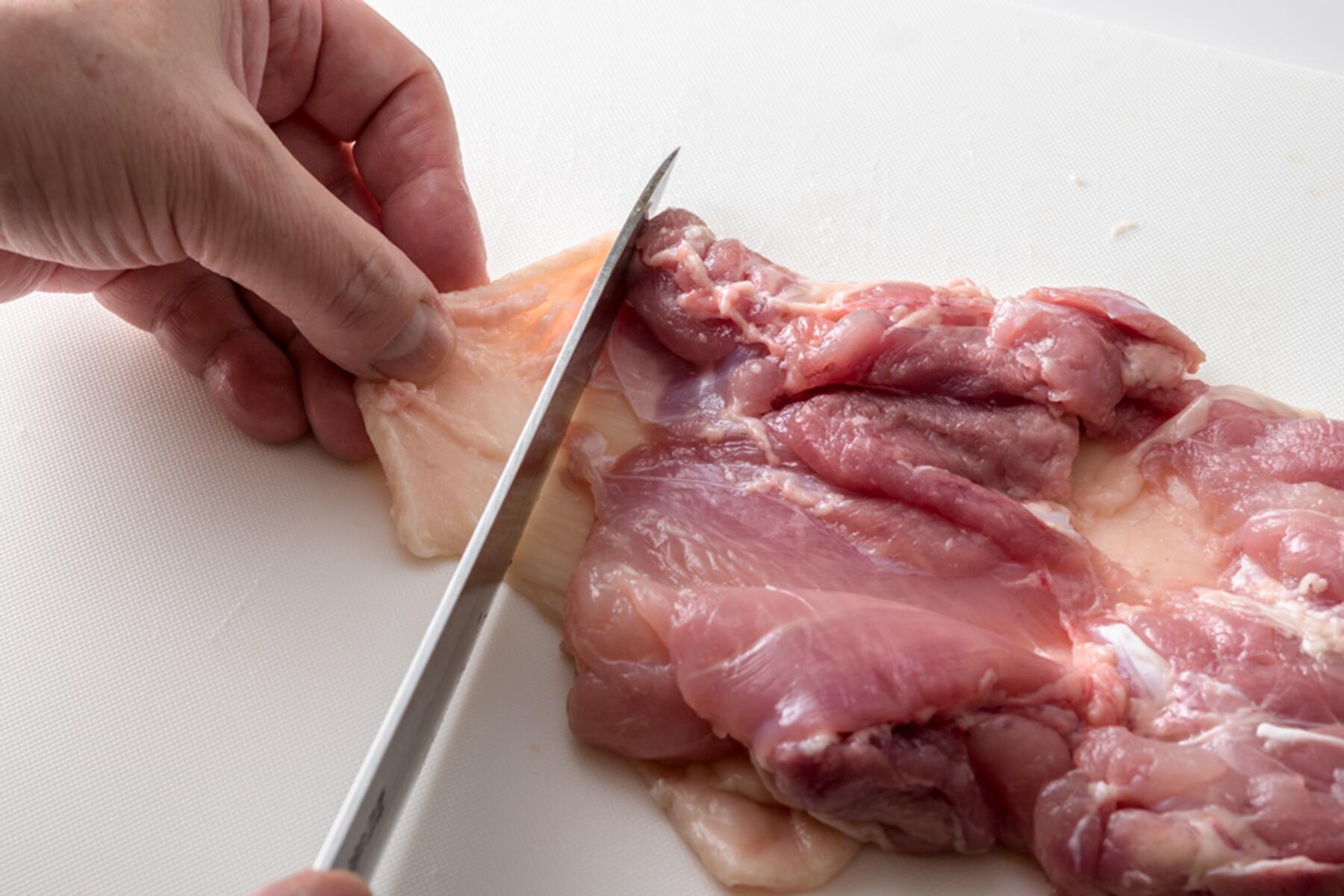 鶏肉の下ごしらえ