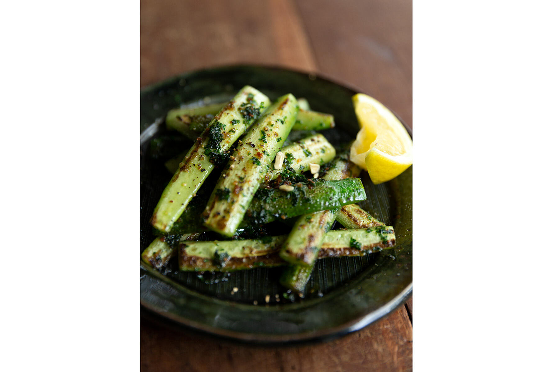 きゅうりのパセリバターソテー