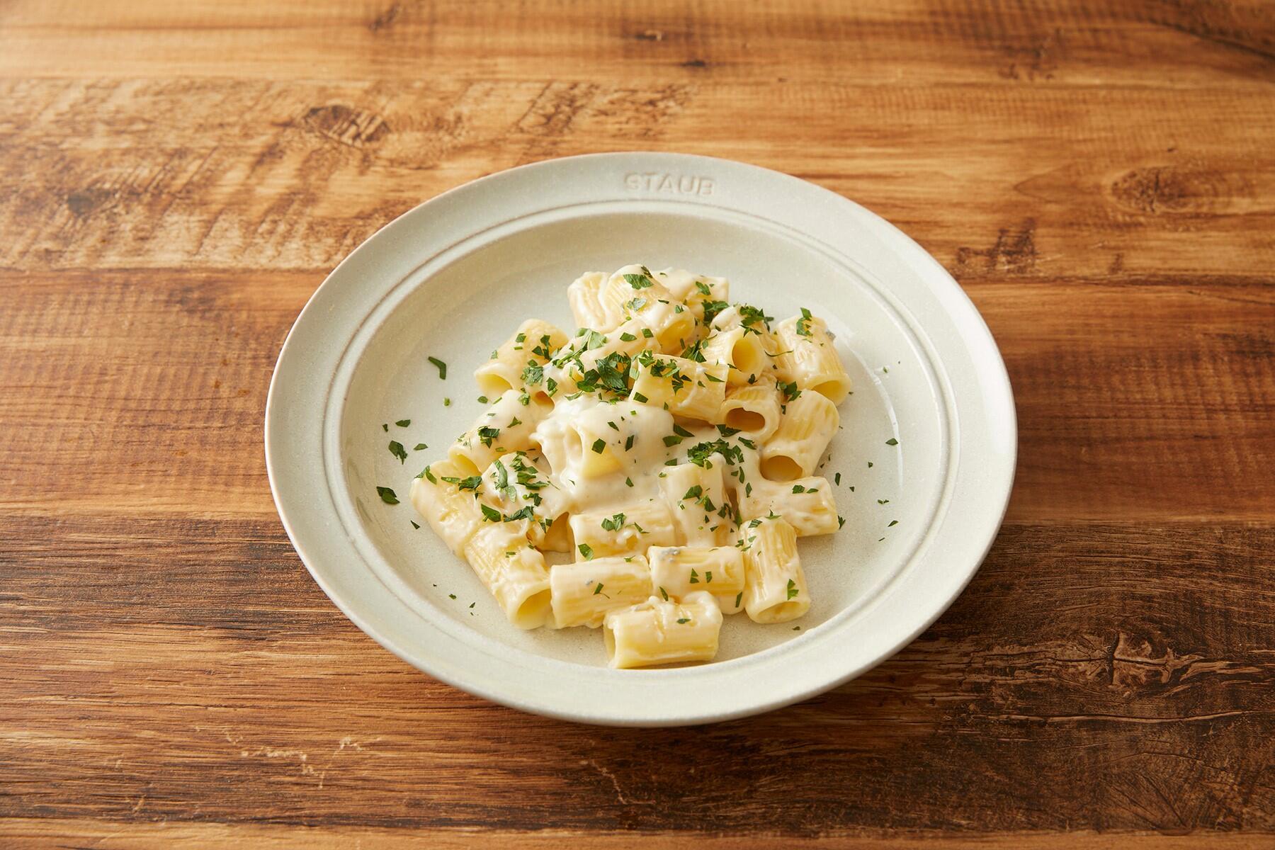 もったり濃厚な“ゴルゴンゾーラチーズのリガトーニ”