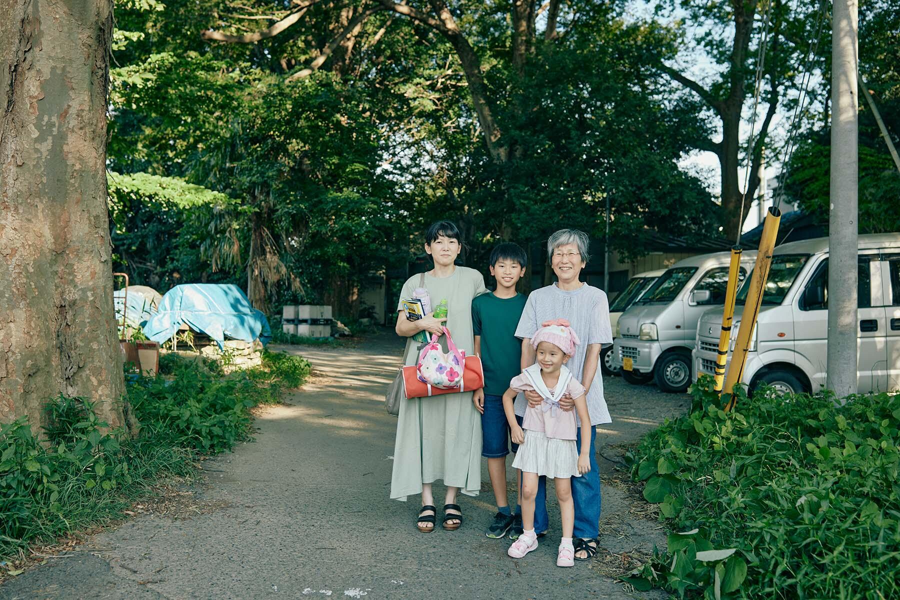 長女の佳子さん。その息子の啓太君、娘の渚沙ちゃん