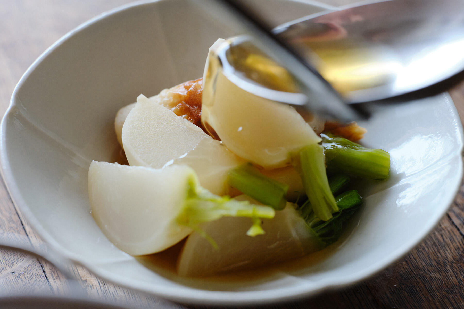 ちくわとかぶの煮物