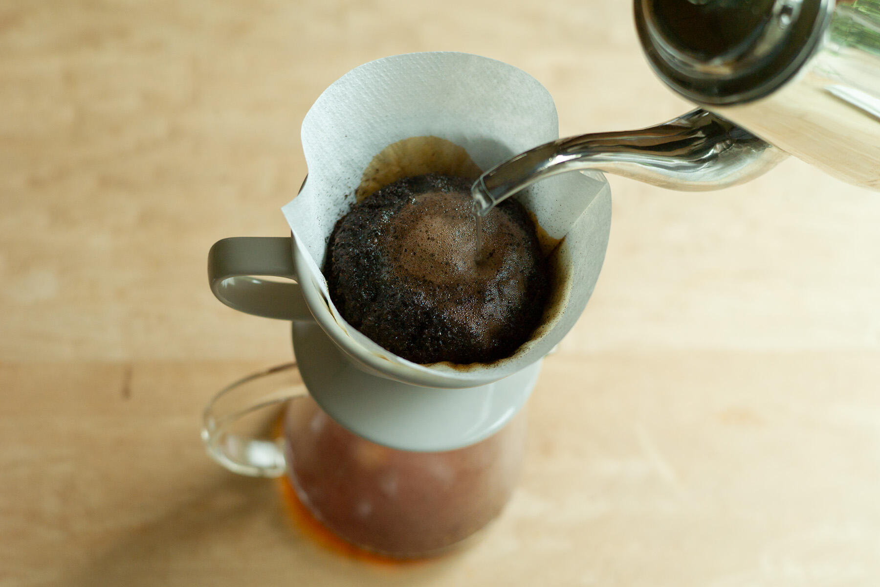 コーヒーを入れる