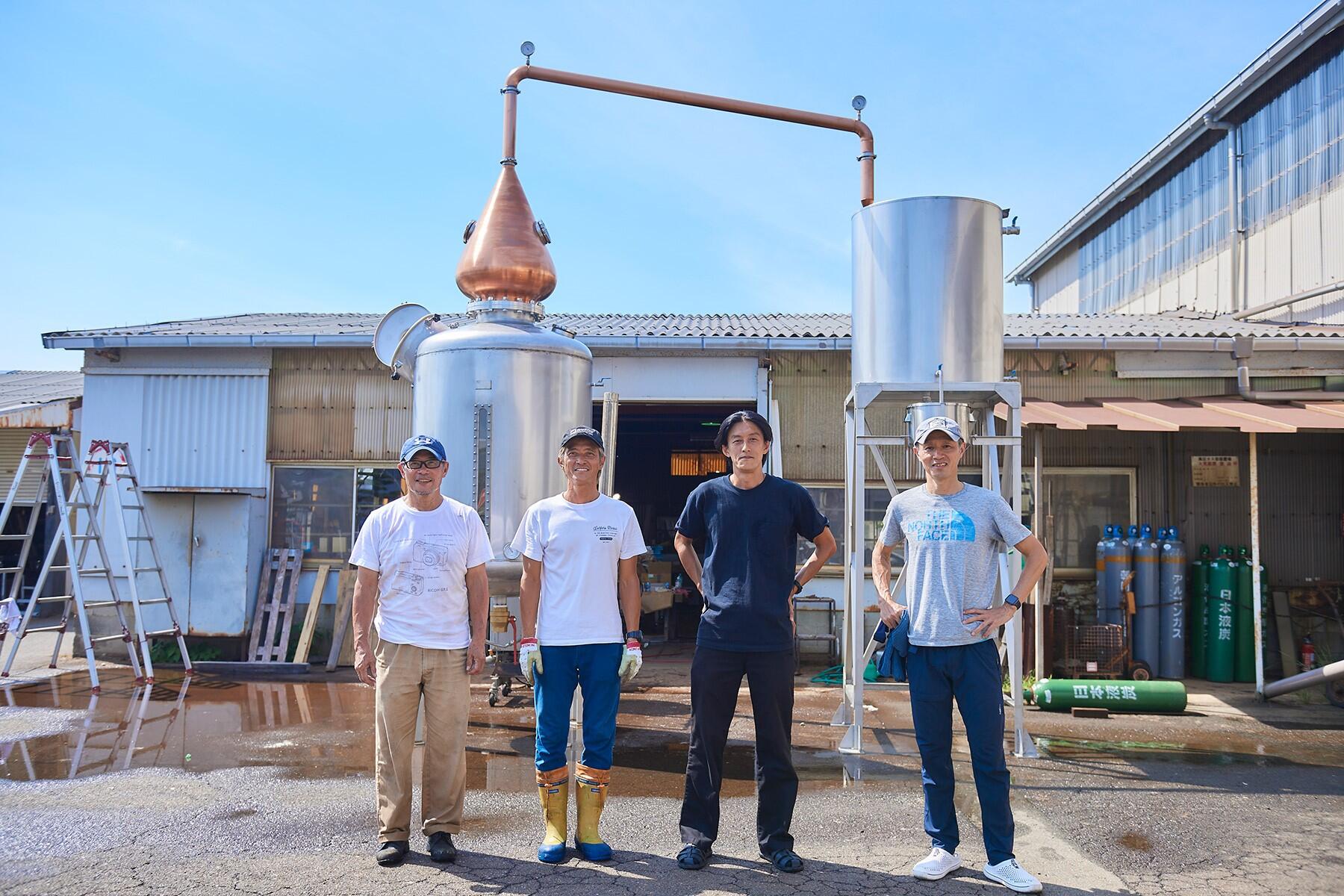 坂本龍彦さんとチーム福岡の3人