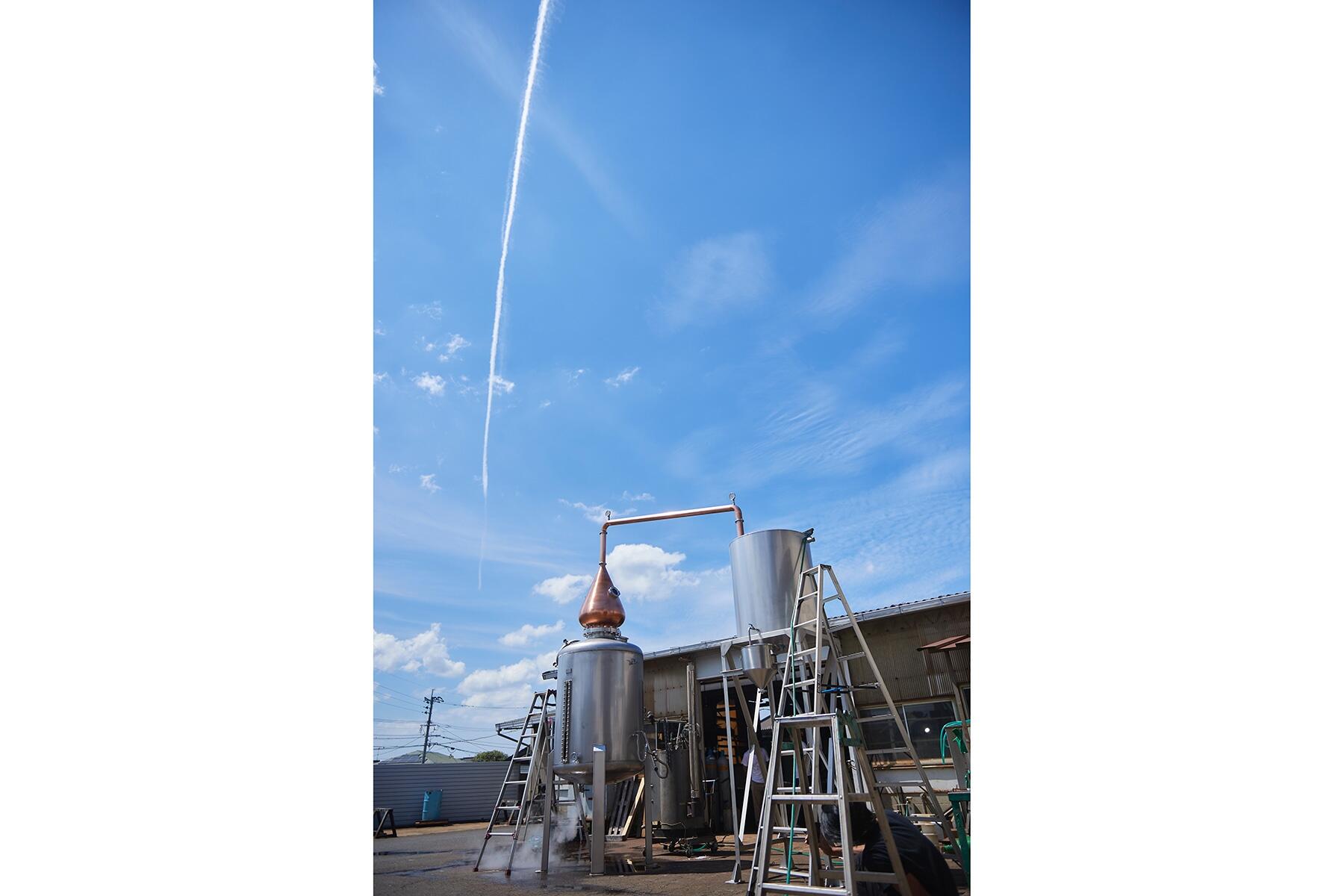 ポットスチルと空