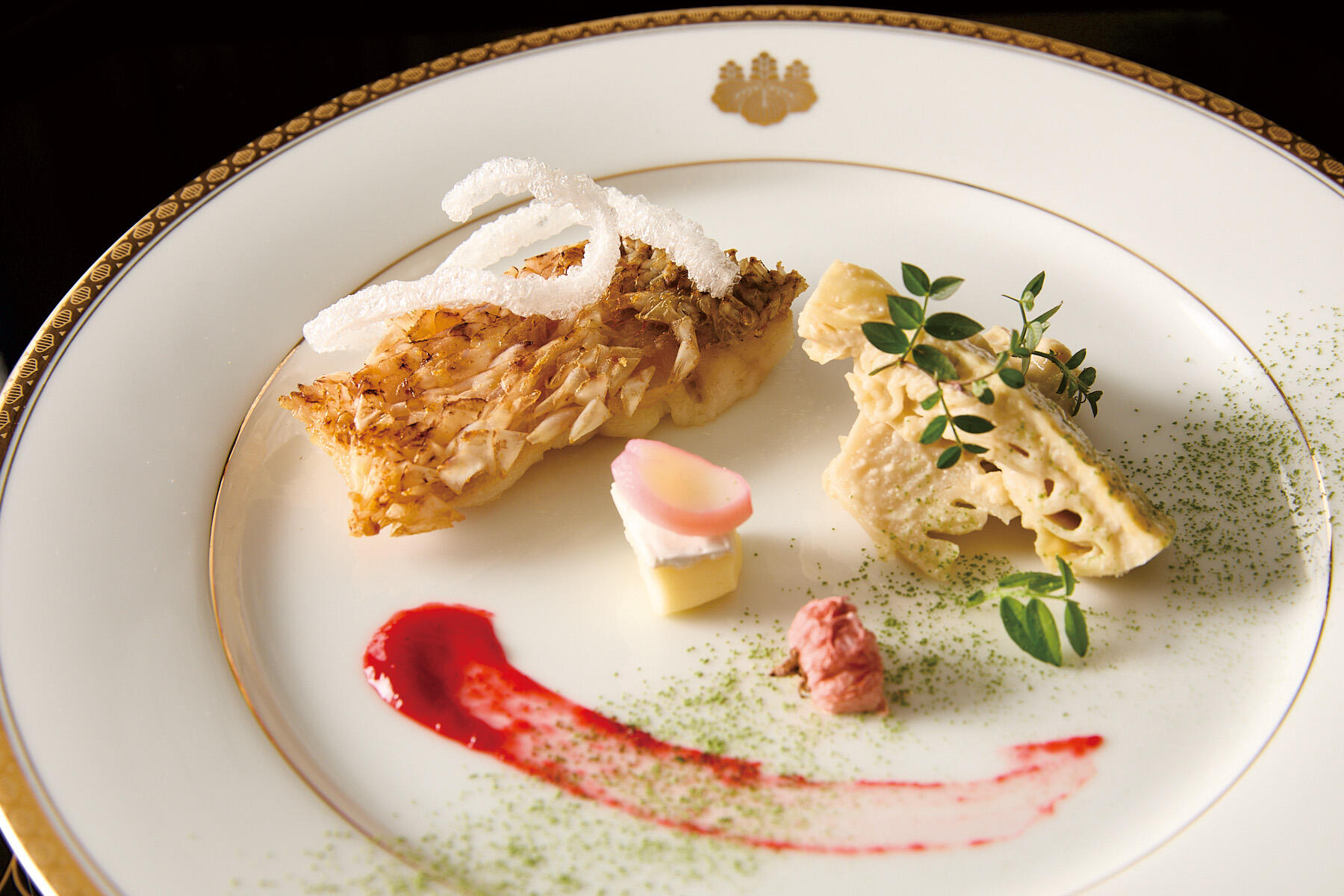 工藤シェフの甘鯛の若狭焼き（13日のみ）　1,200円