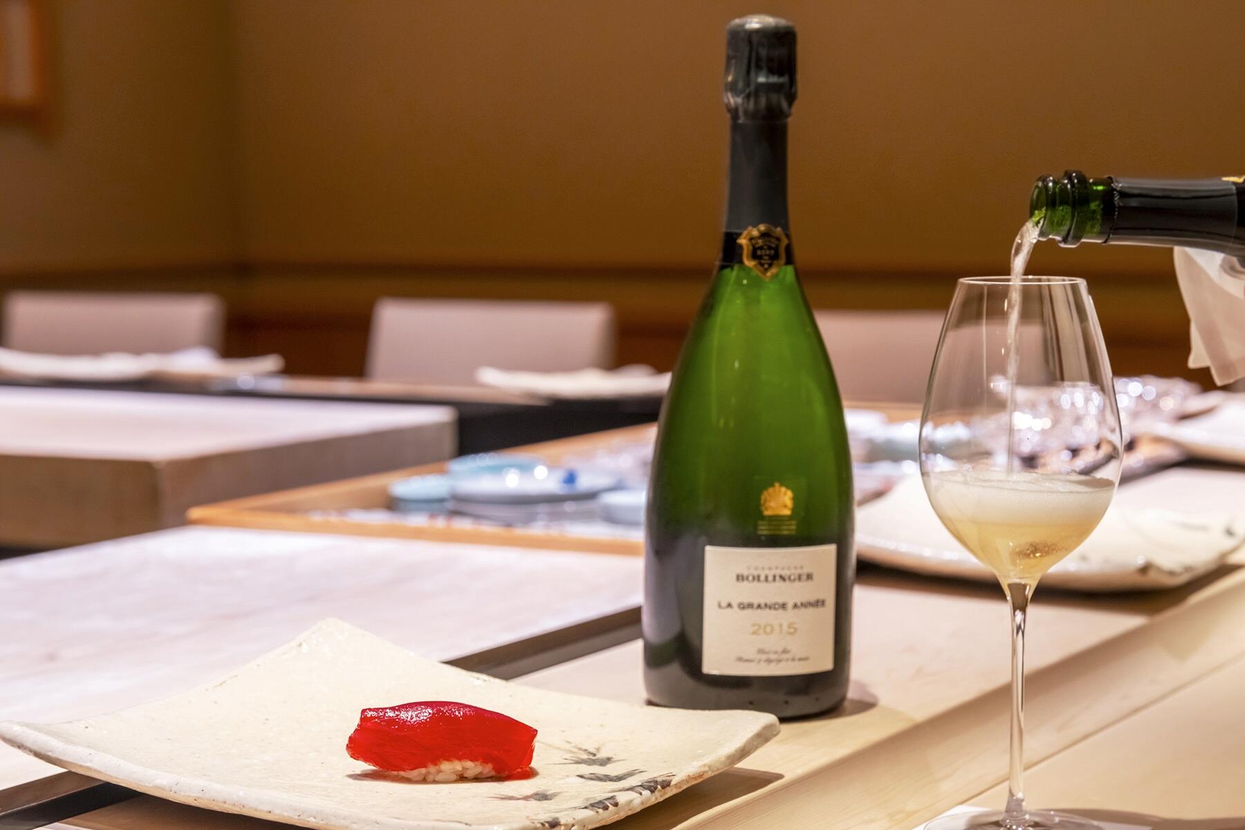 パレスホテル東京でシャンパーニュと江戸前鮨の競演！