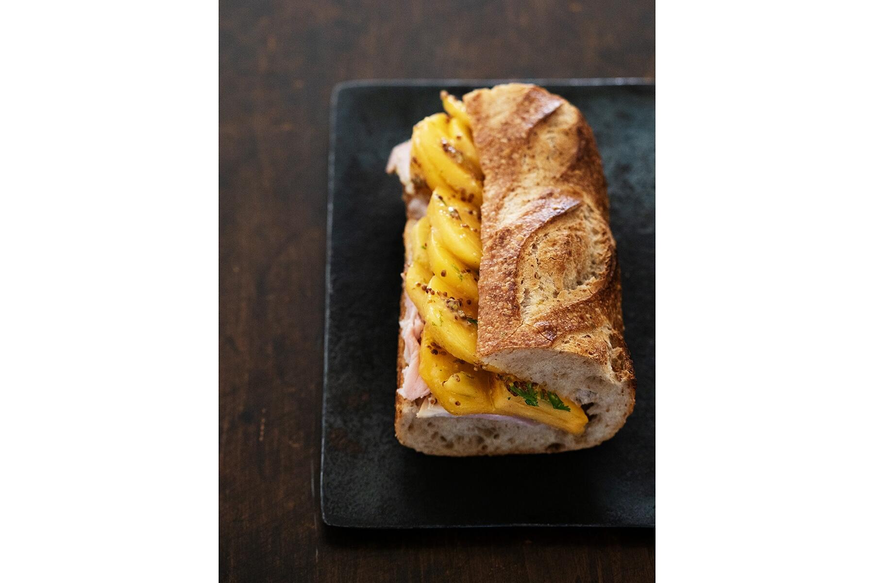 柿とハムのカスクート