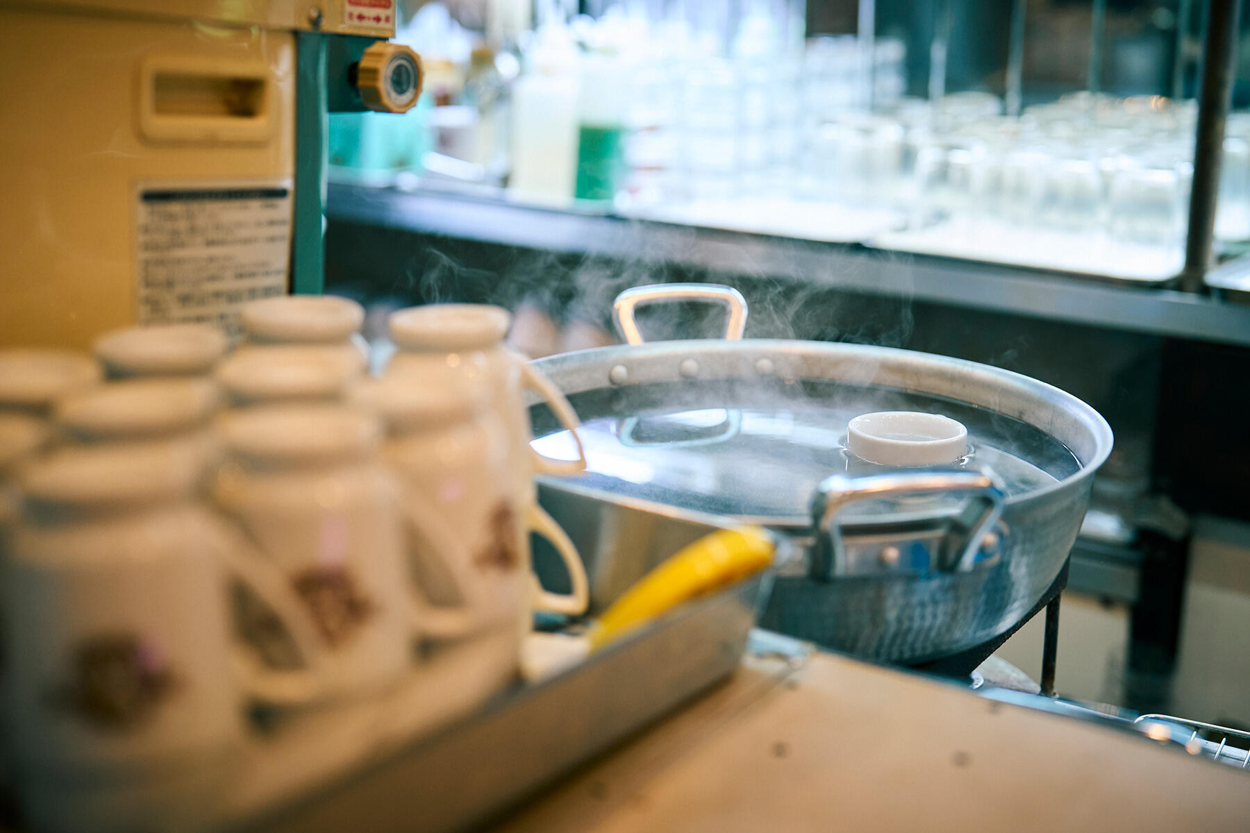 カップのあたため