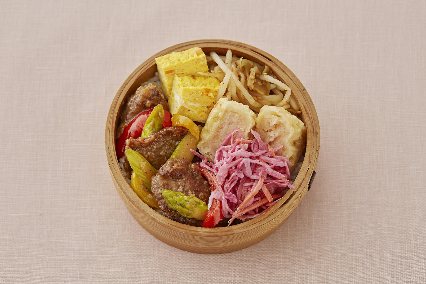 牛もも肉とパプリカのオイスター炒め弁当