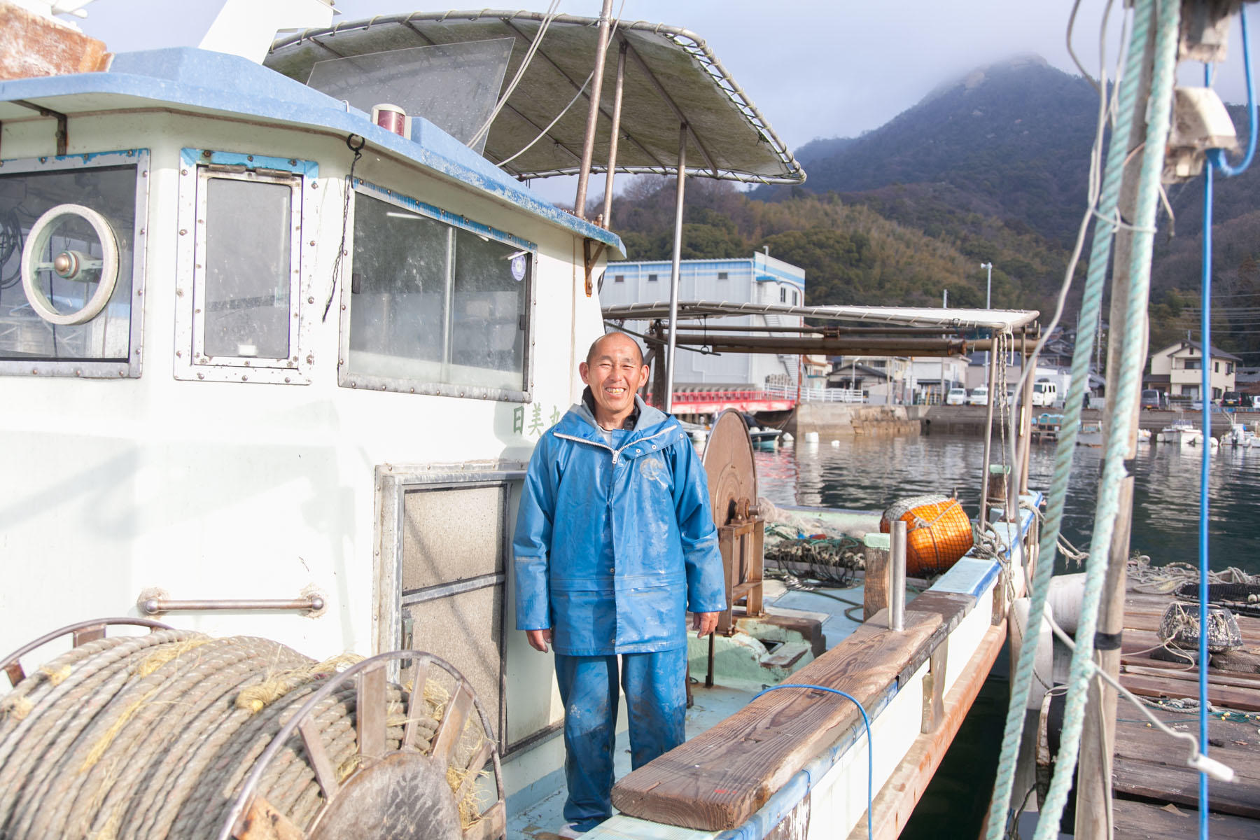 漁師歴30年、勉強熱心な瀬戸内漁師の平本勝美さん。