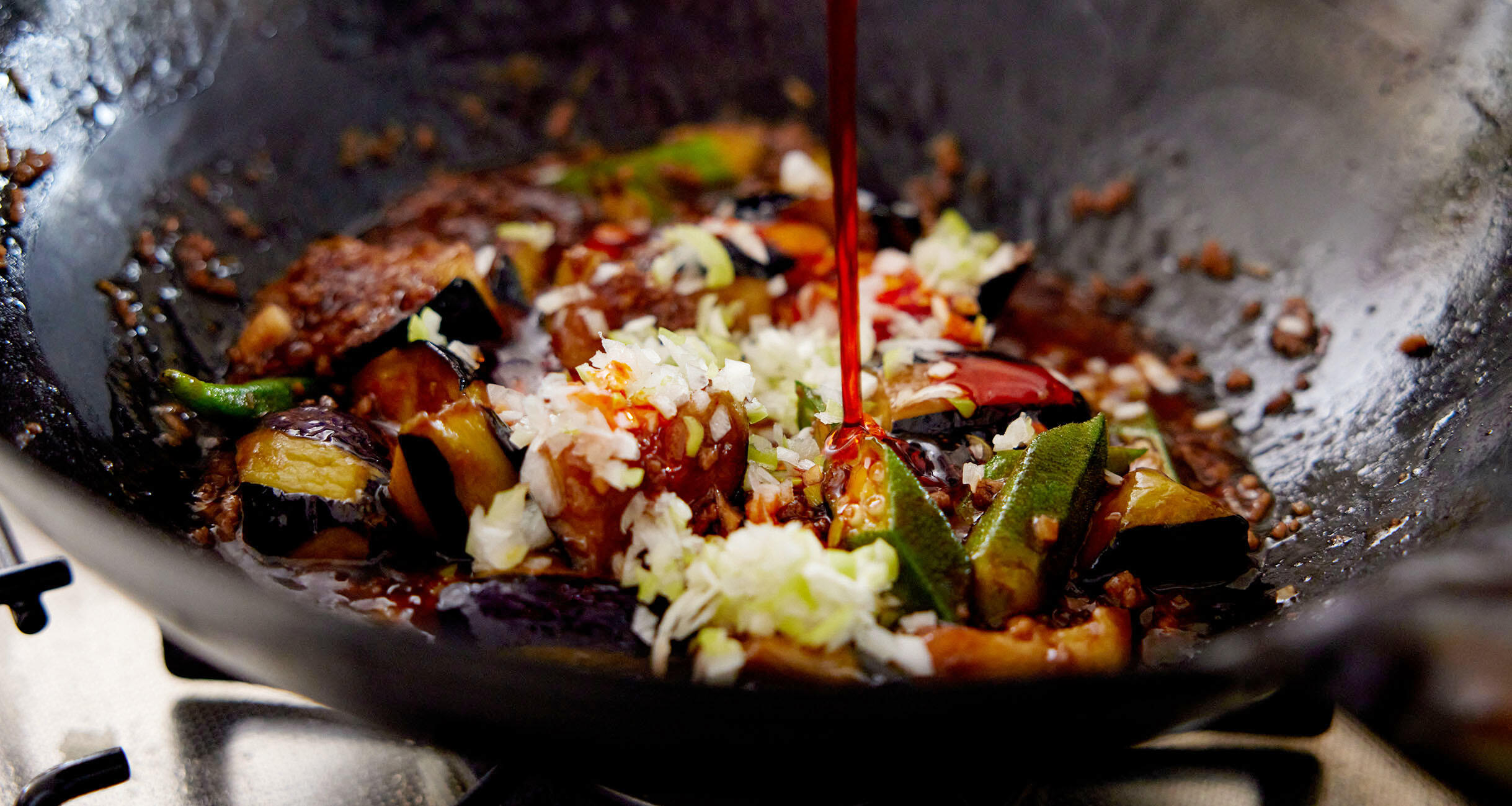 夏野菜を楽しむ、おうち中華