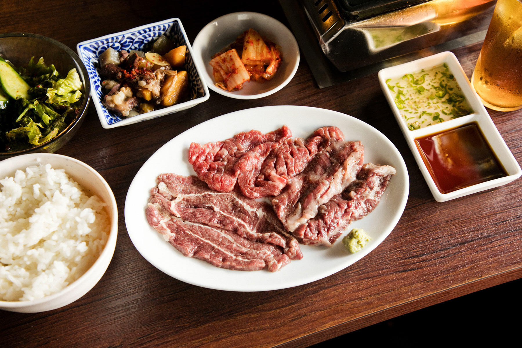 「赤身肉盛り合わせコース（松）」