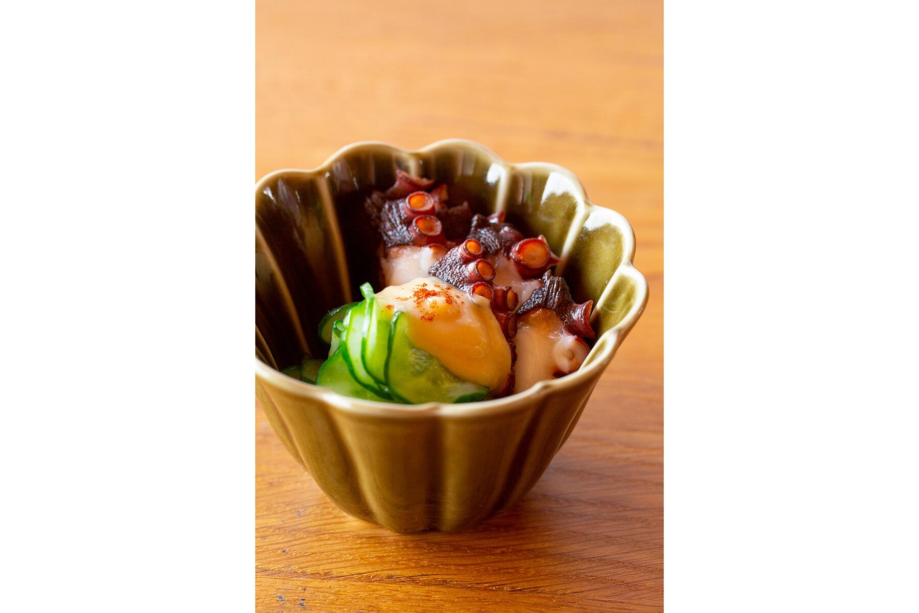 みそたこ 酢味噌の風味がタコの旨味を際立たせる