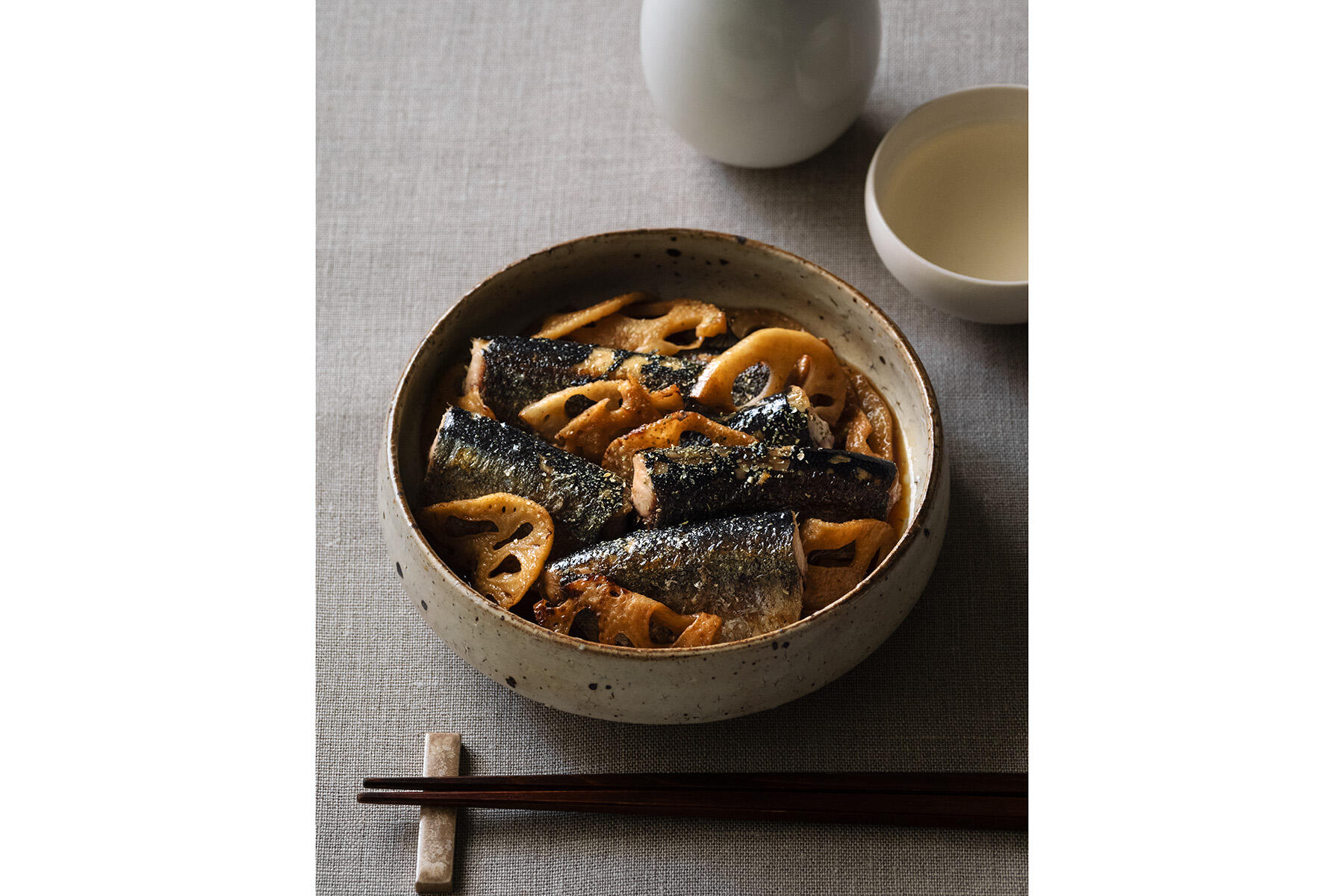 軽やかな味わいの“さんまの焼きびたし”