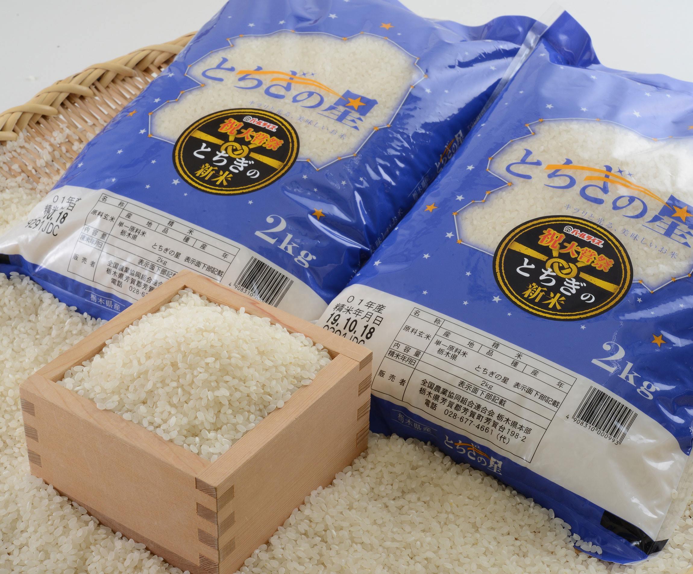 20kg産地令和4年産“無洗米“とちぎの星”大嘗祭献上米20kg お米食味ランキング獲得