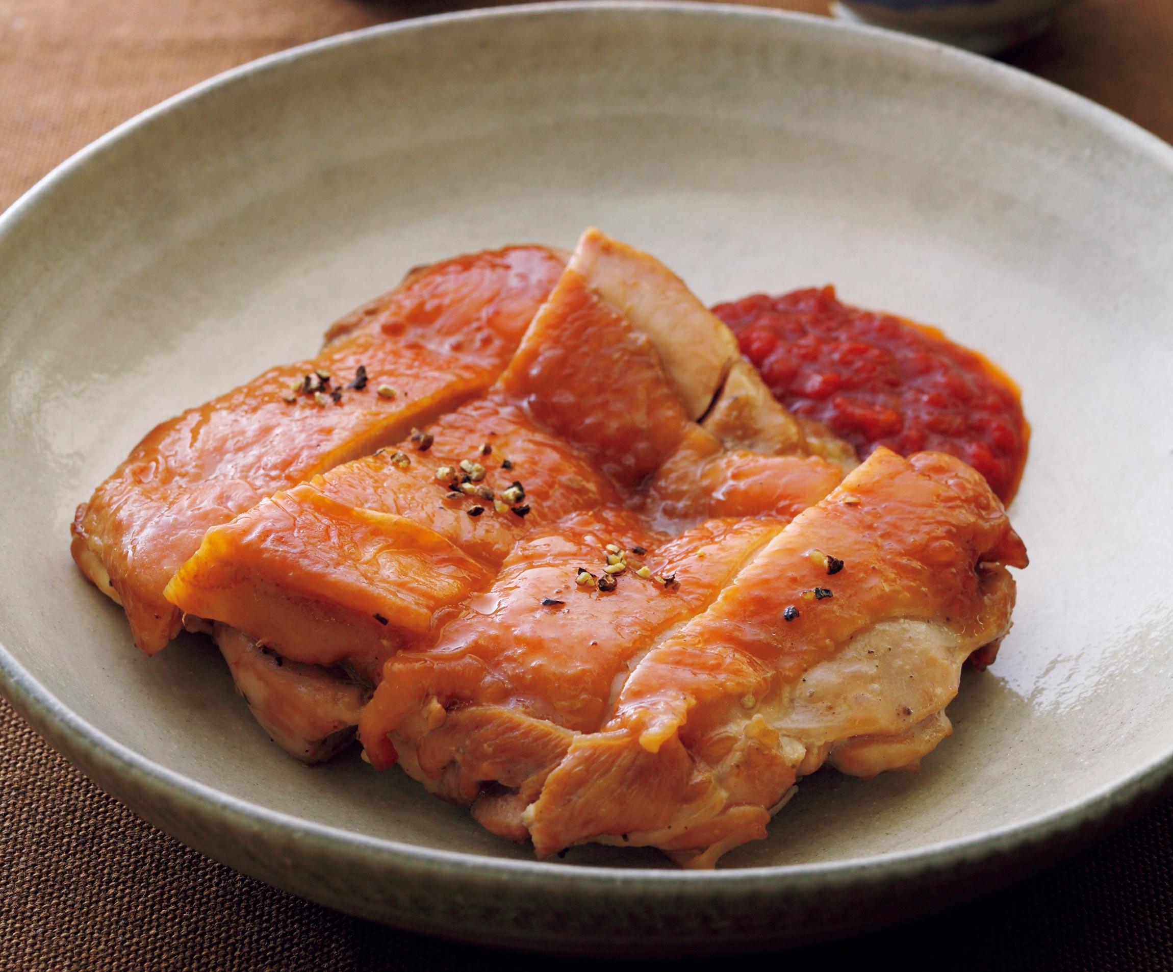 日本酒にも合う 鶏のりんご照り焼きトマトソース パッソ ア パッソ の家飲みを彩る肉つまみ 今日 なにつくる 公式 Dancyu ダンチュウ