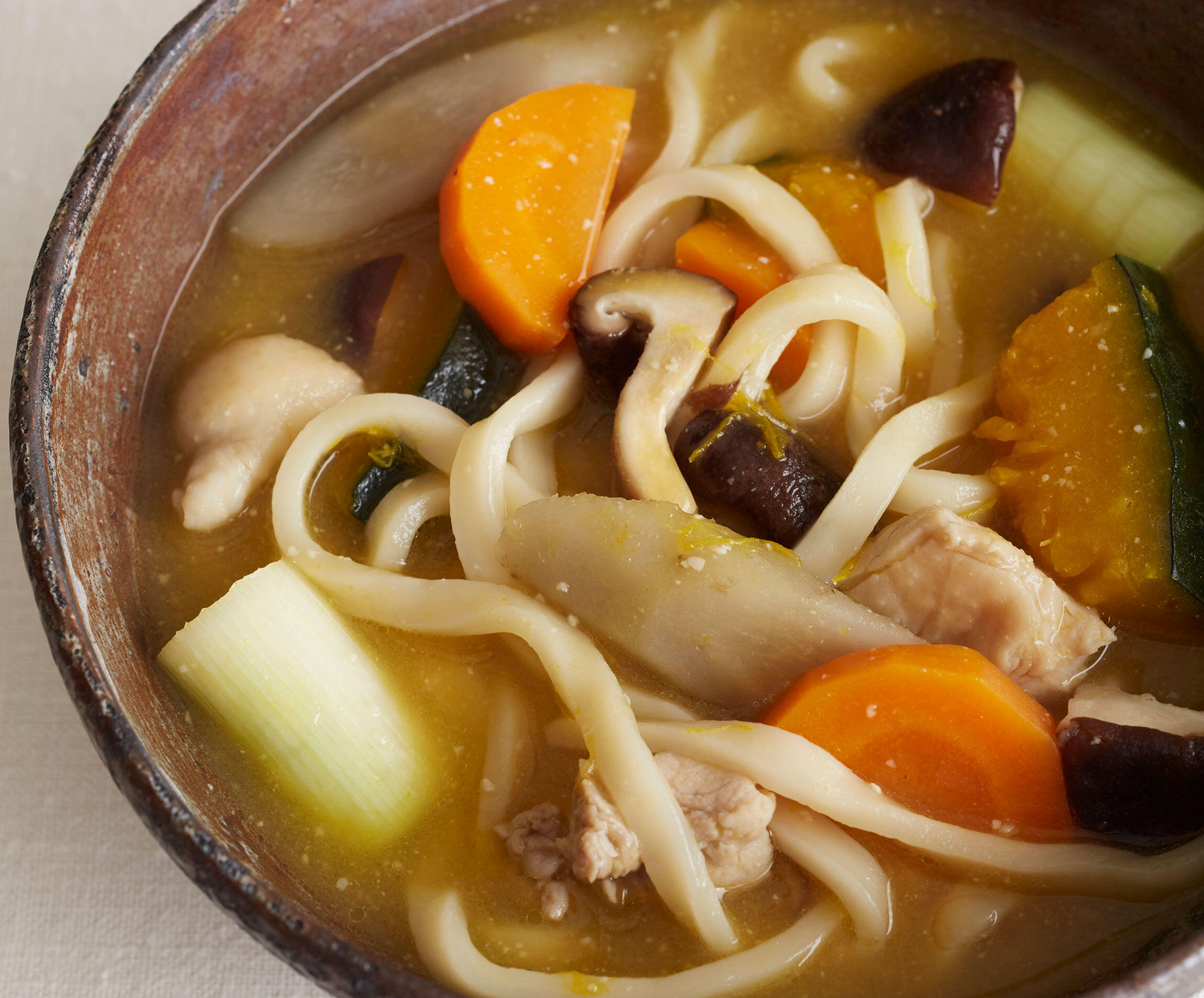 体の芯から温まる ほうとう風味噌スープ しっかり食べる満足スープ 今日 なにつくる 公式 Dancyu ダンチュウ